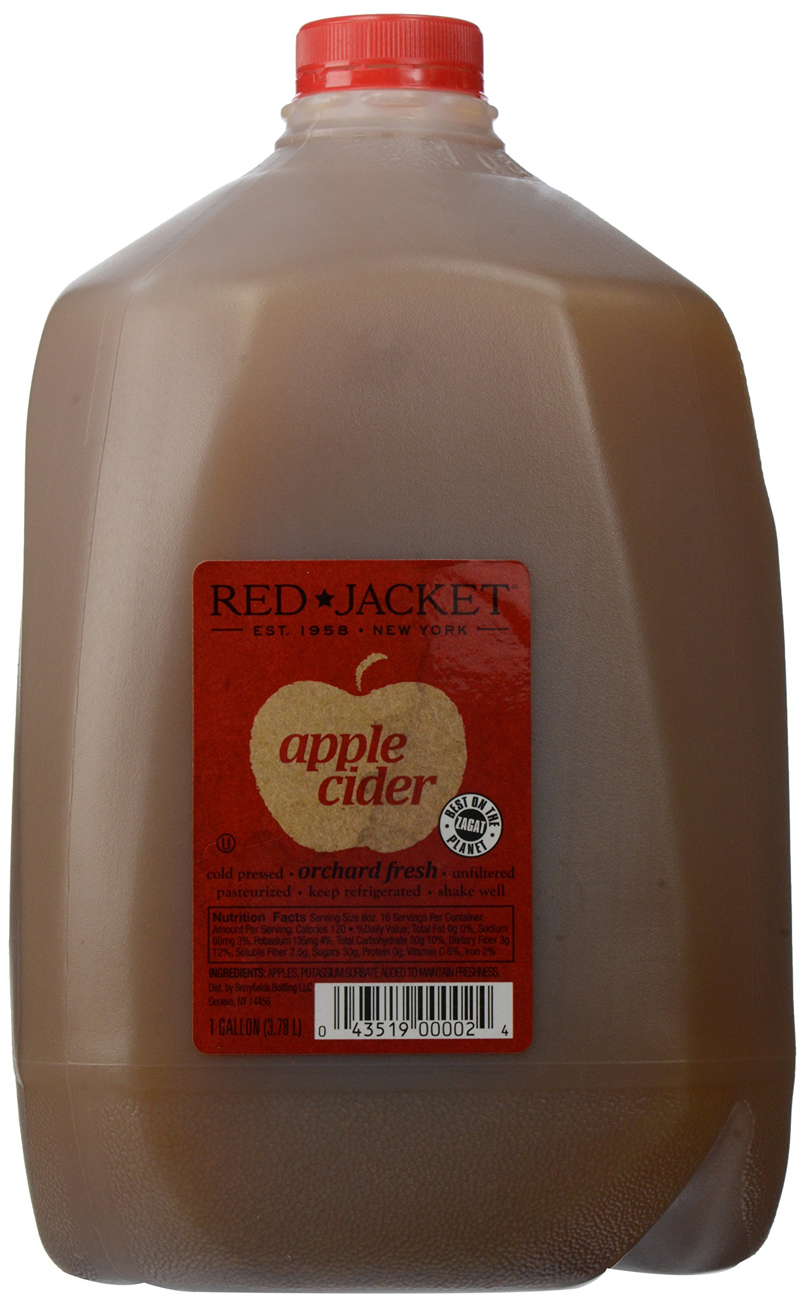 Red Jacket Orchards, Cider Apple Pasteurized, 128 Fl Oz