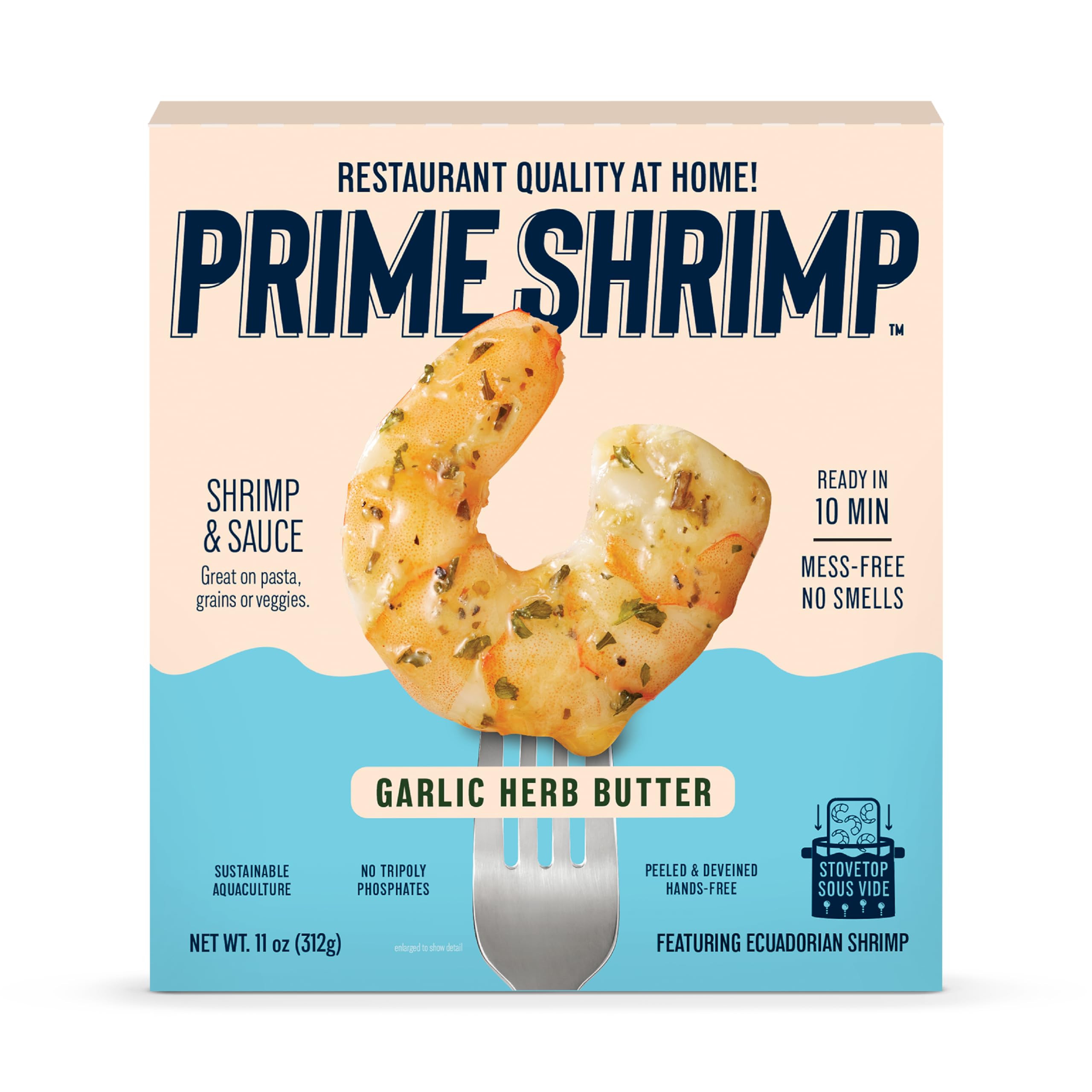 Prime Shrimp Garlic Herb Butter | All-Natural Shrimp in Sauce