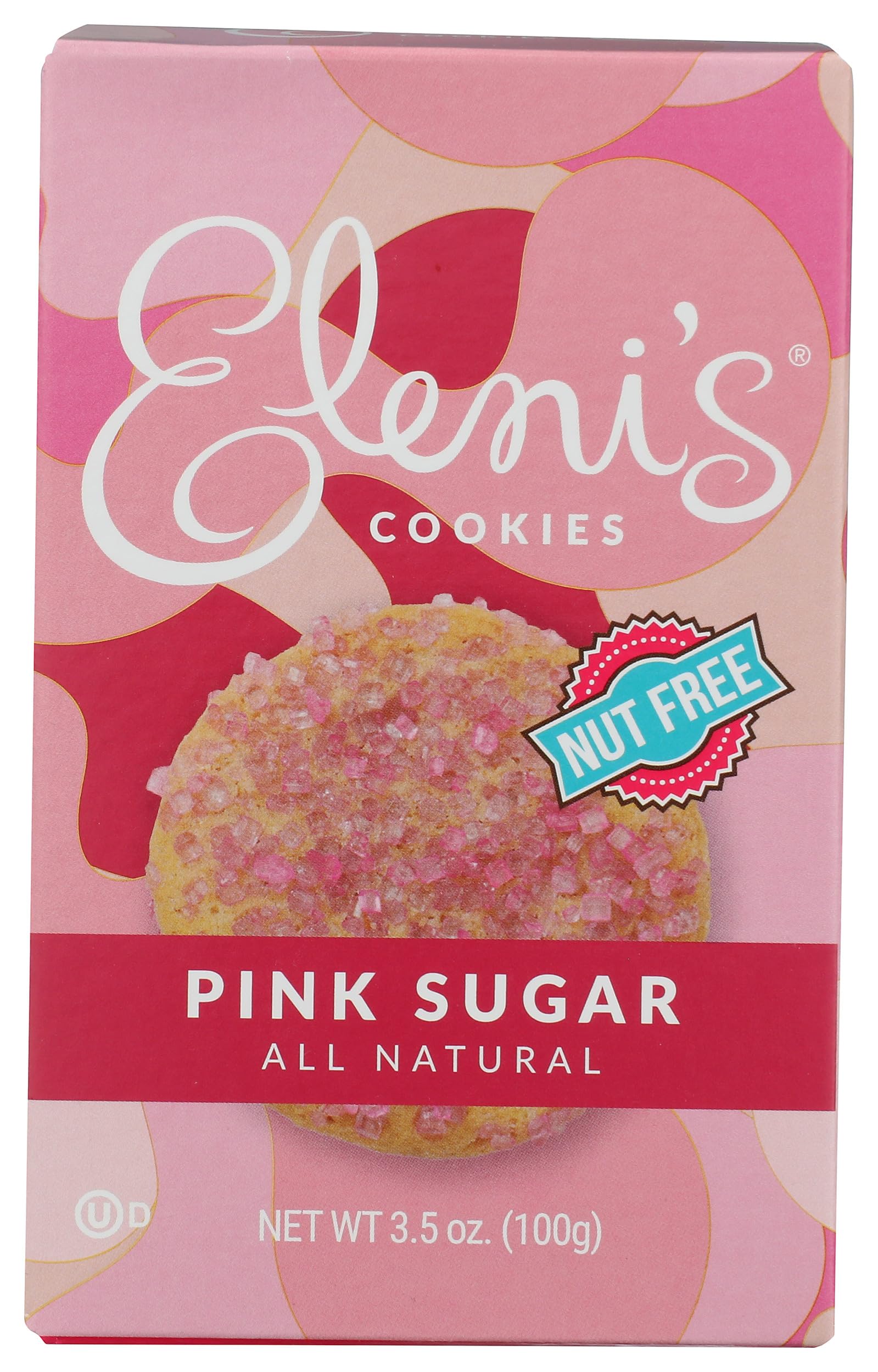 Cookie Pink Sugar Crisp, 3.5 Ounce