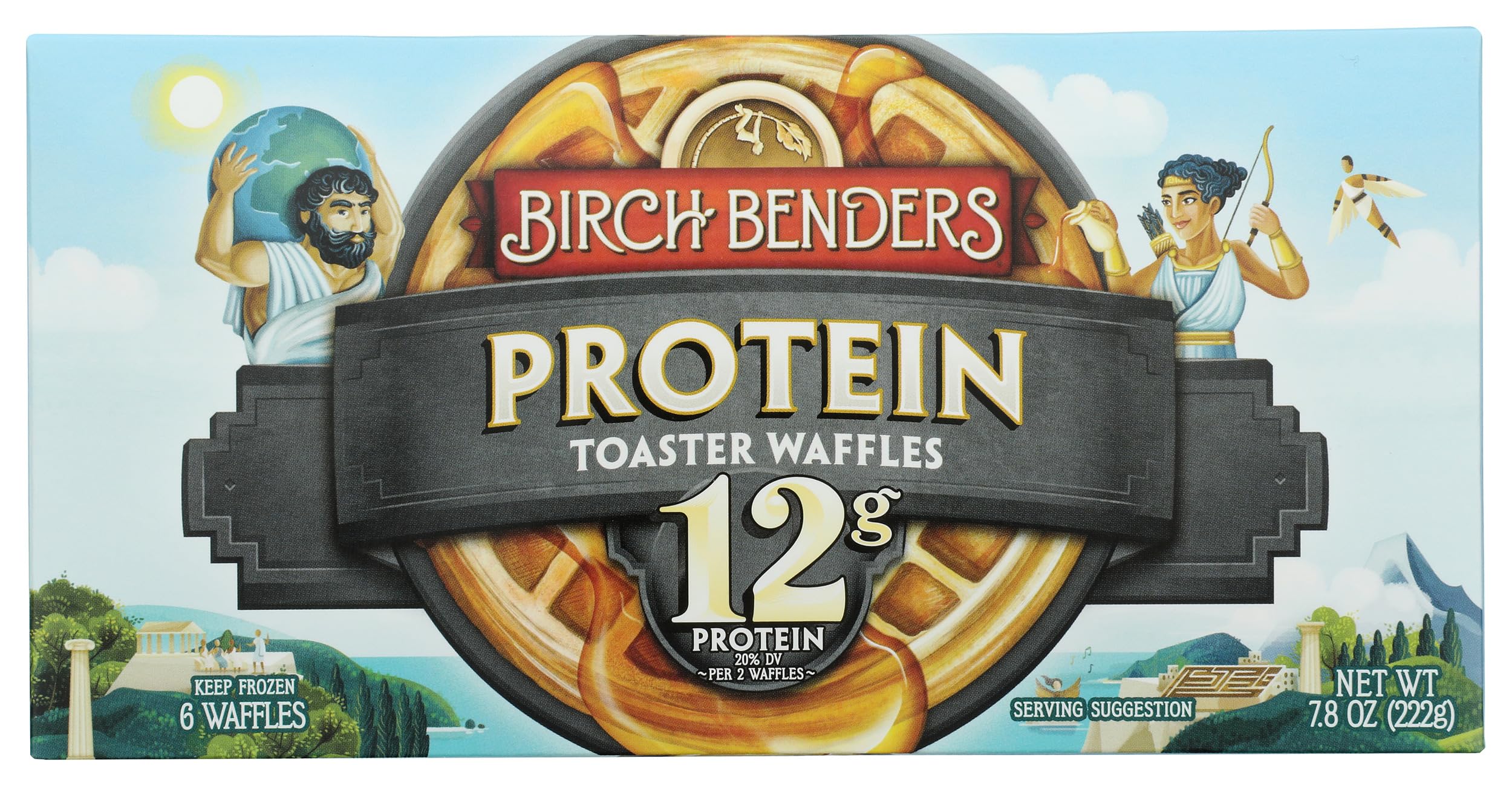 Toaster Waffles Protein 6 Count, 7.8 Ounce
