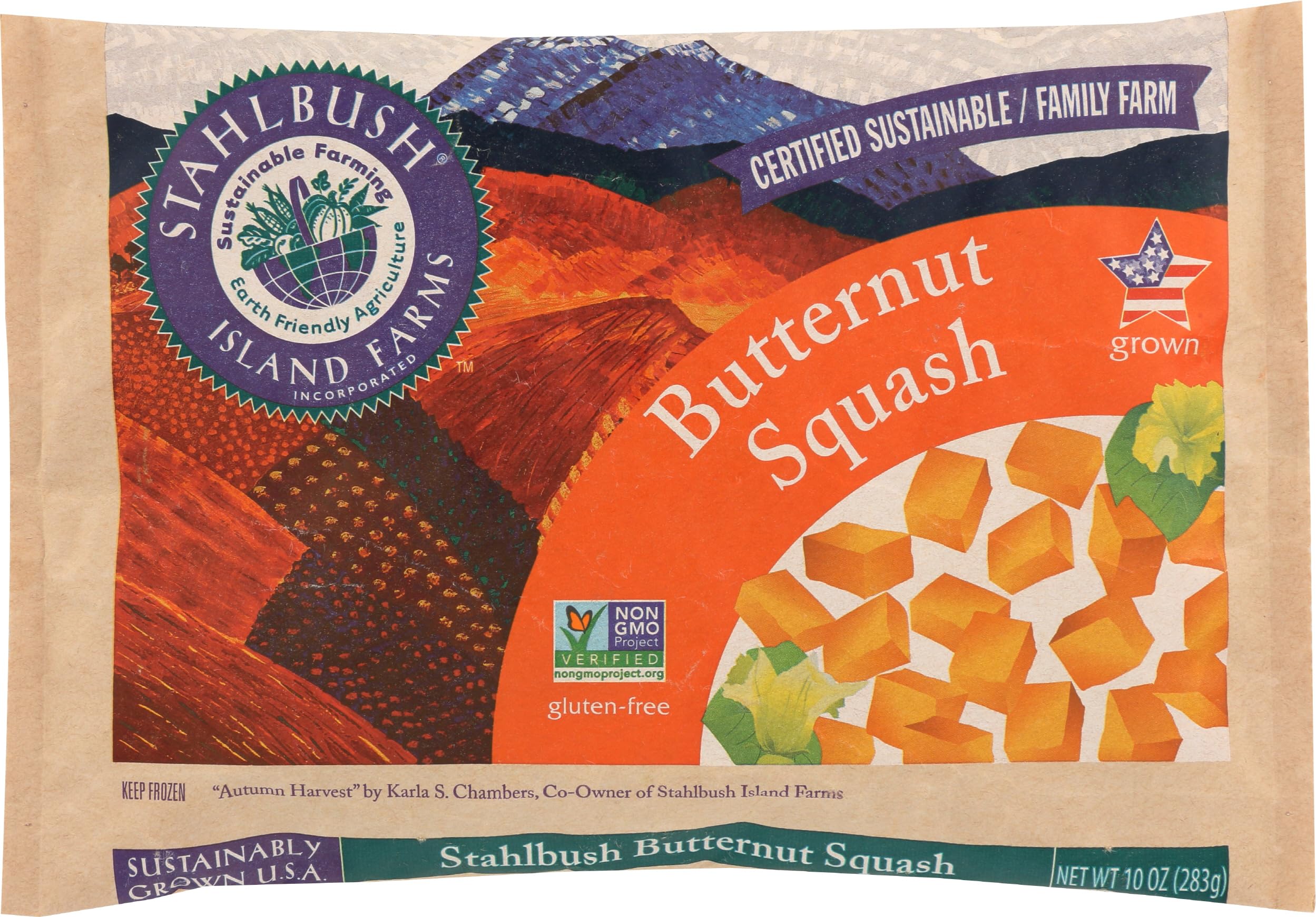 Stahlbush, Butternut Squash, Diced, 10 oz (Frozen)
