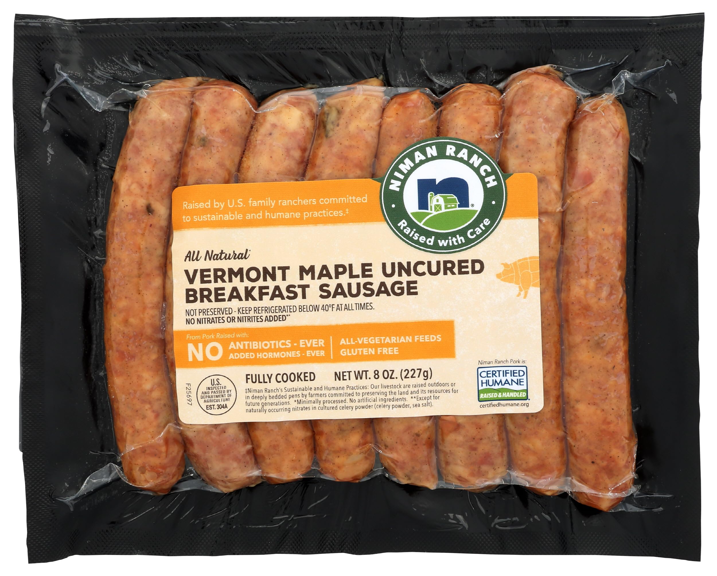 Pork Sausage Maple Breakfast , 8 Ounce