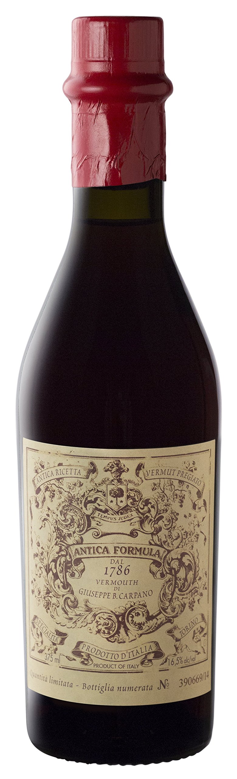 Carpano Antica Formula Vermouth, Red Wine, 375 mL Bottle