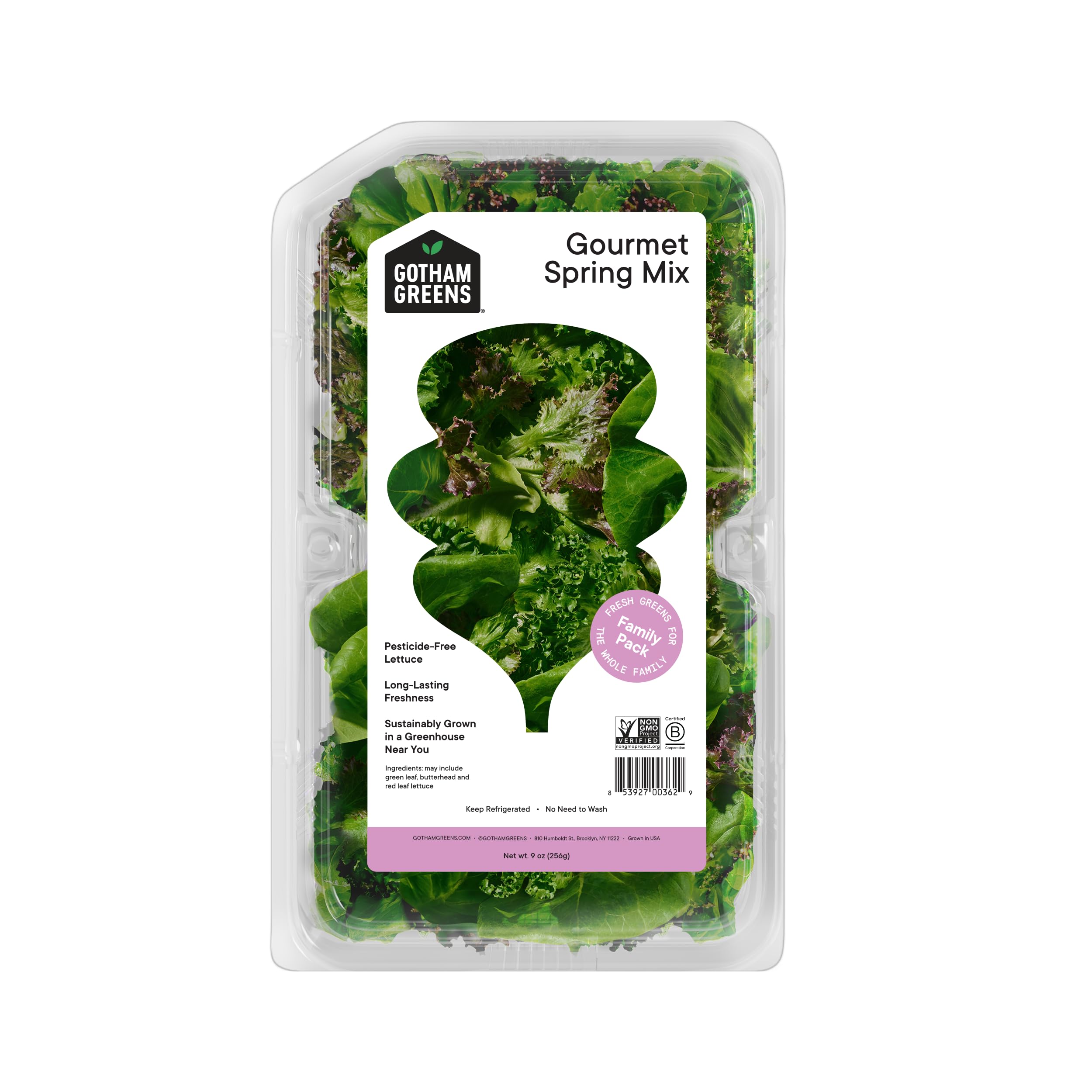 Gotham Greens Gourmet Spring Mix Salad, 9 OZ