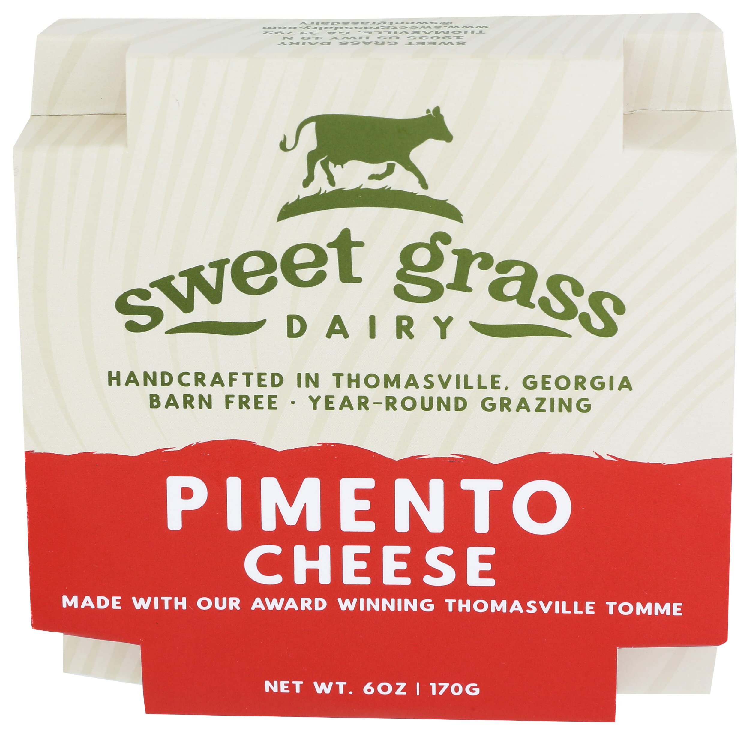 Sweet Grass Dairy Spread Pimento Cheese, 6 Ounce