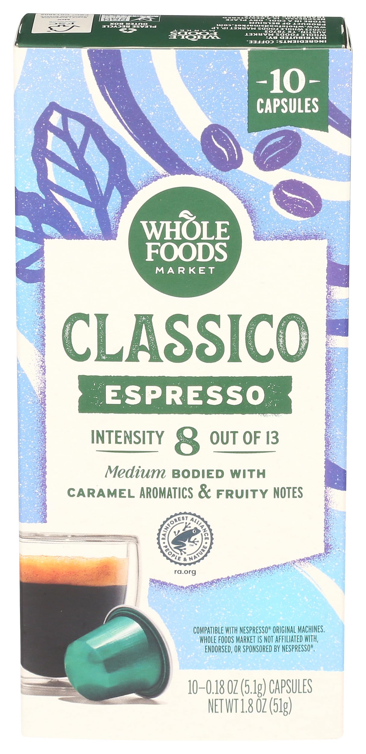 Coffee Espresso Espresso Capsules 10 Count, 1.83 Ounce
