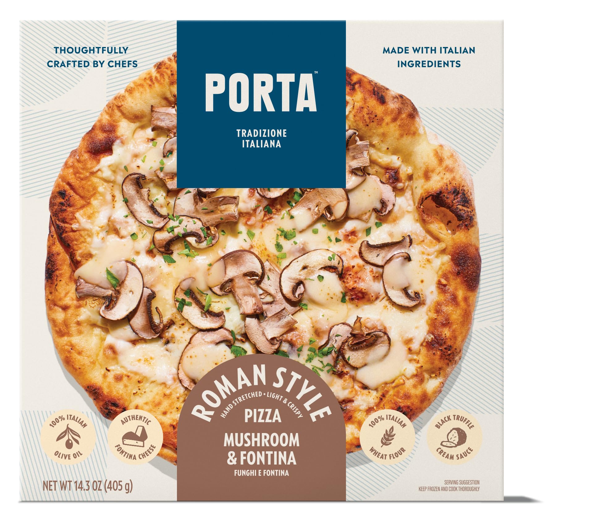 Porta Mushroom & Fontina Pizza, 14.3 OZ