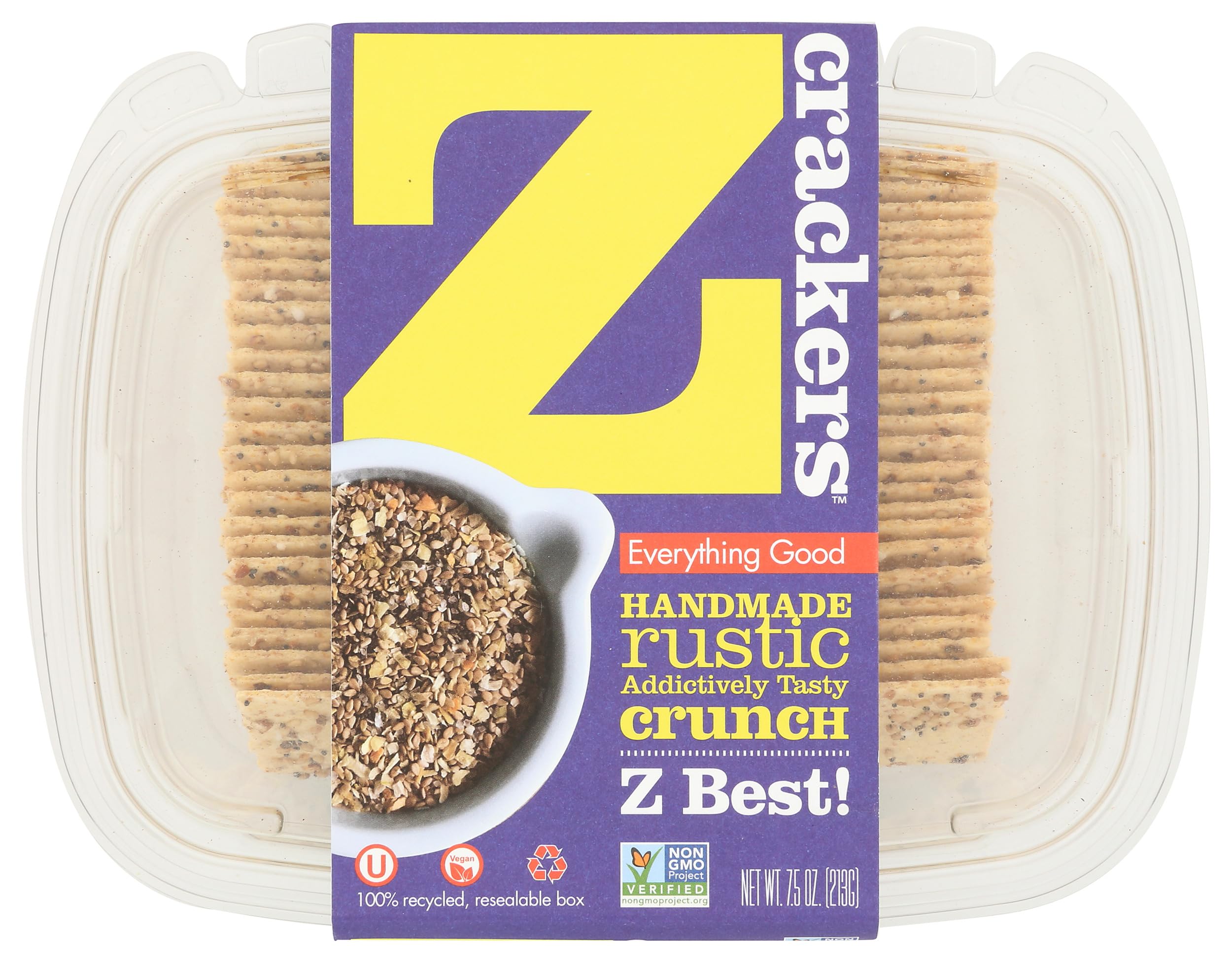 Z Crackers Crackers Everything, 7.5 Ounce