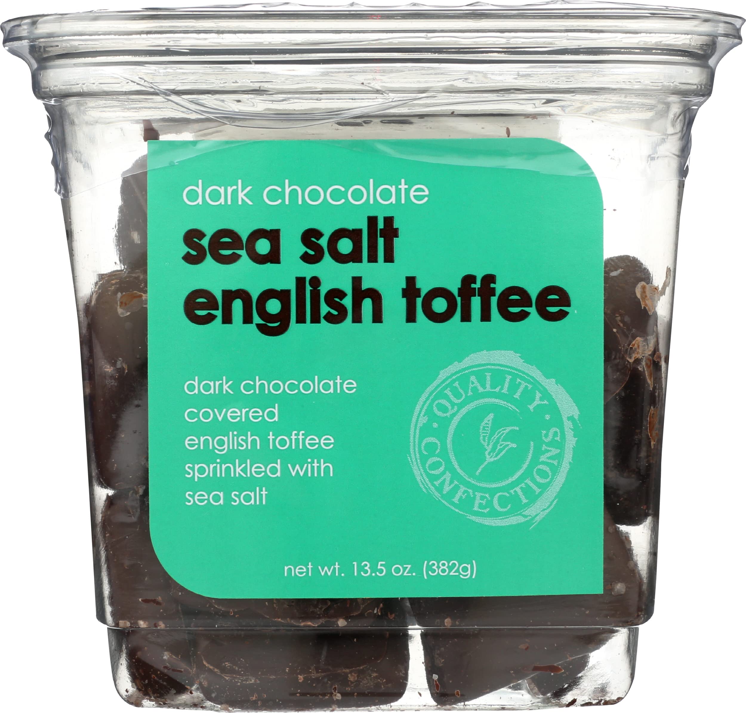 Candy Toffee Dark Chocolate Sea Salt, 13.5 Ounce