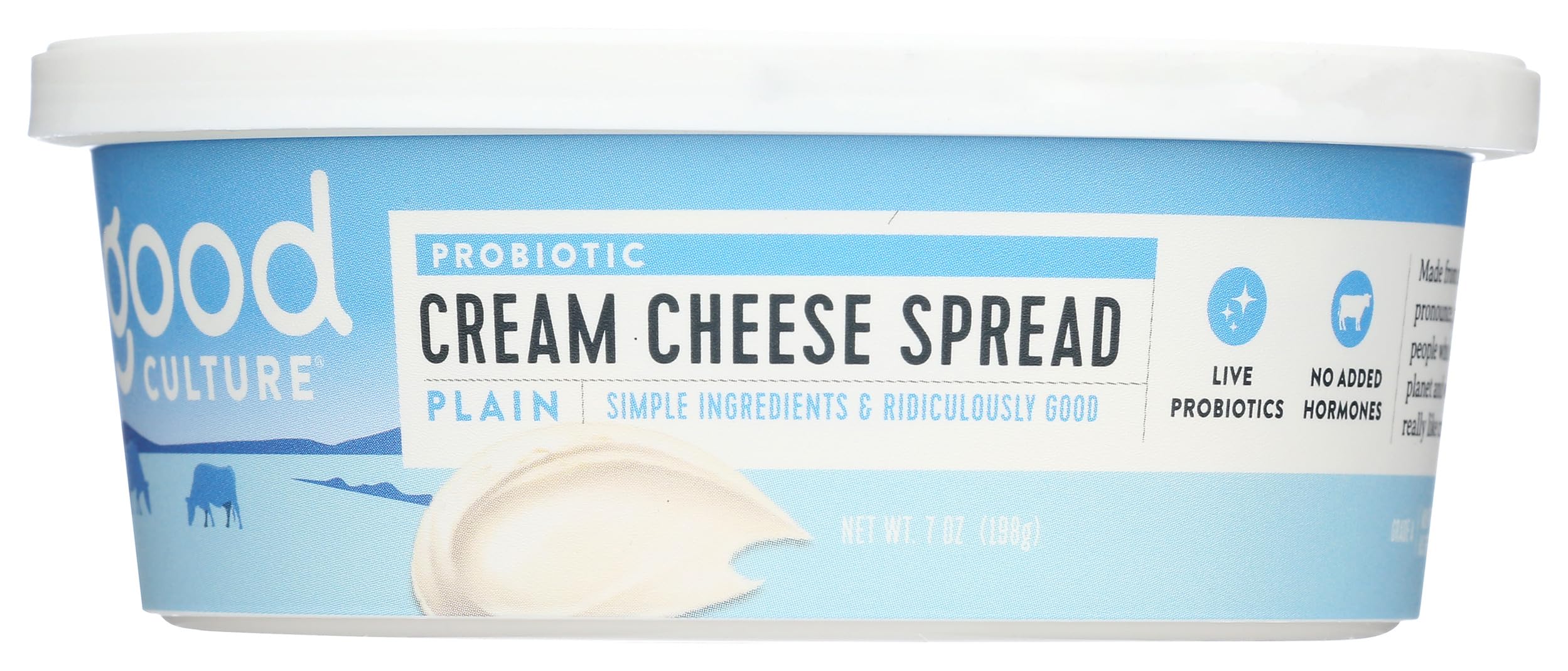 Good Culture Plain Probiotic Cream Cheese, 7 OZ