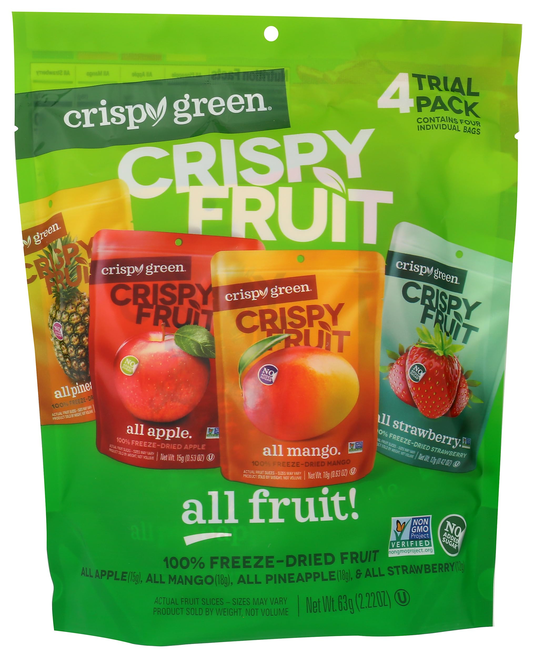 Crispy Green Crispy Fruit Trial Pack, 1.69 Ounce