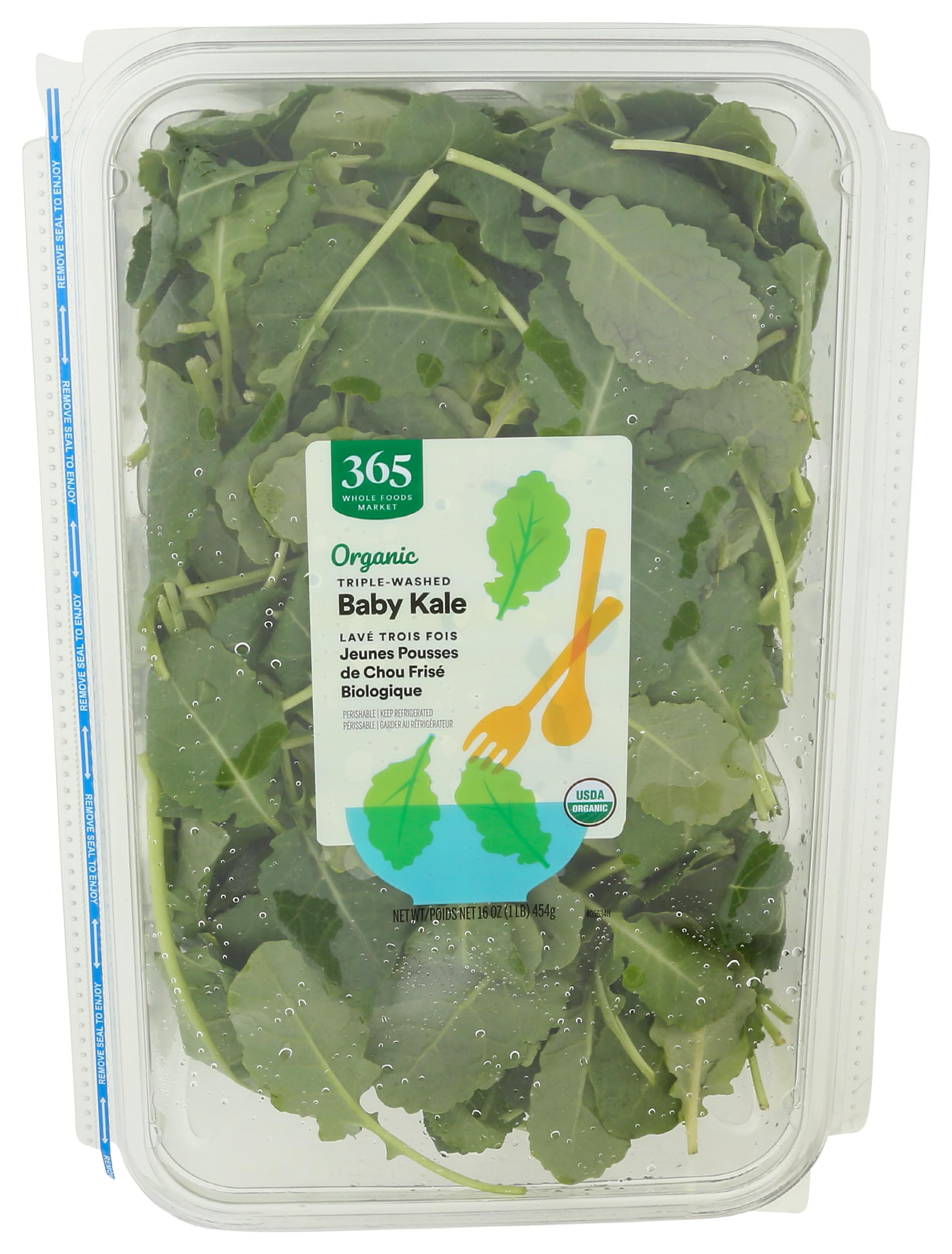 Whole Foods Market, Organic Baby Kale, 16 oz