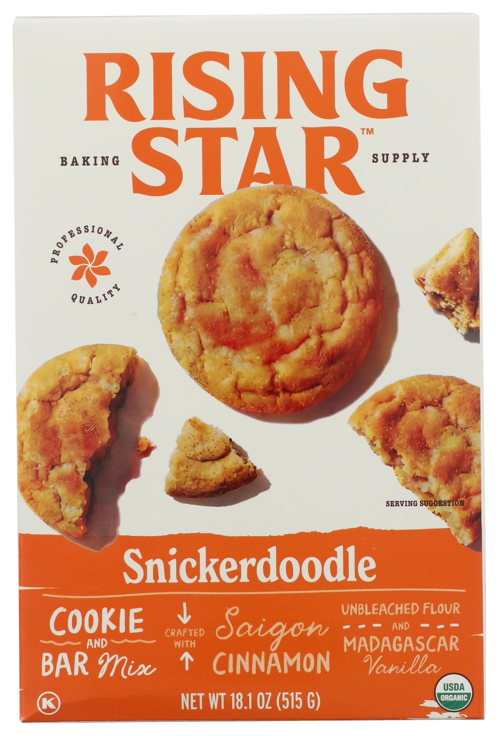 Rising Star Organic Snickerdoodle Cookie & Bar Mix Organic, 18 OZ