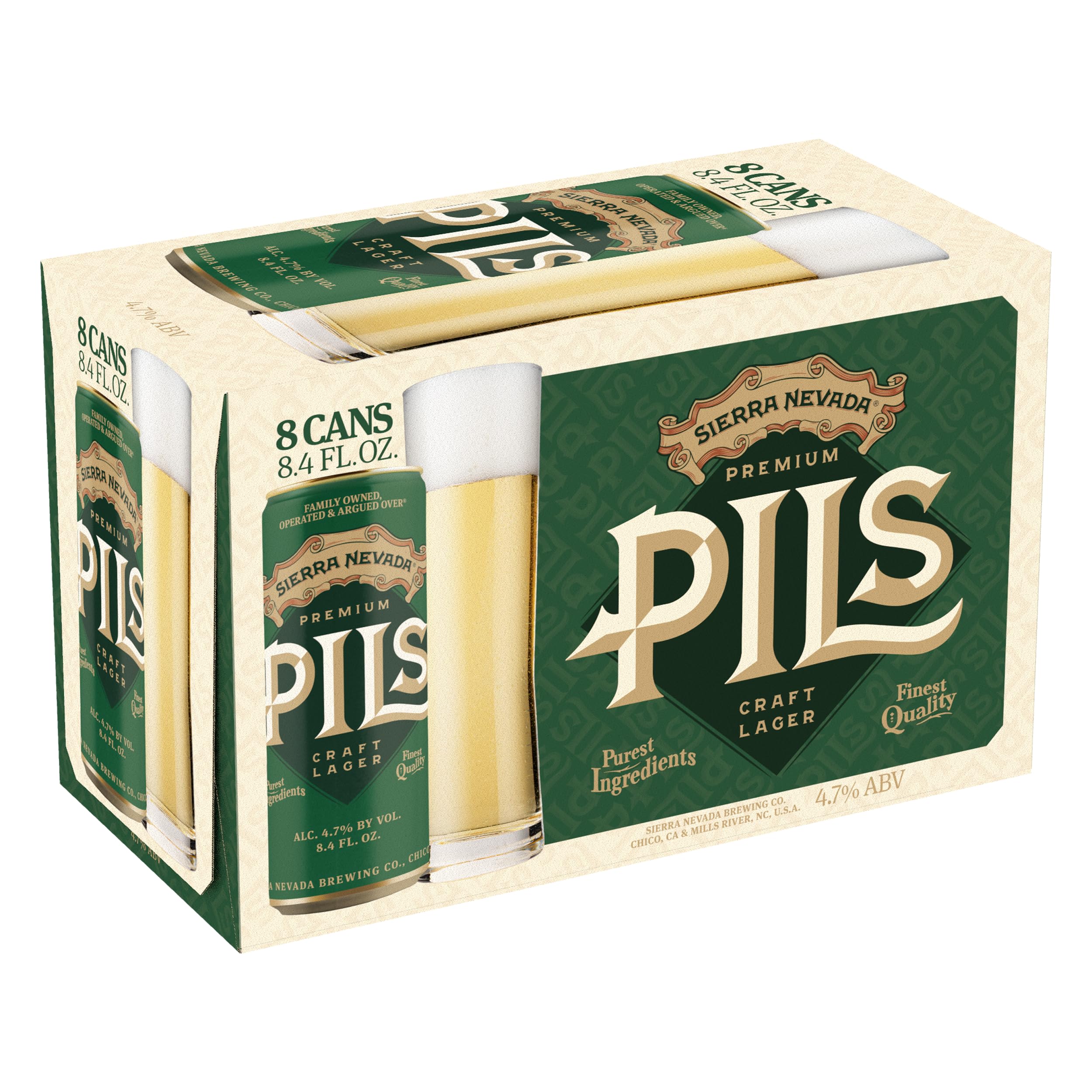 Sierra Nevada Premium Pils Craft Lager 8Pk Cans, 8.4Fl Oz
