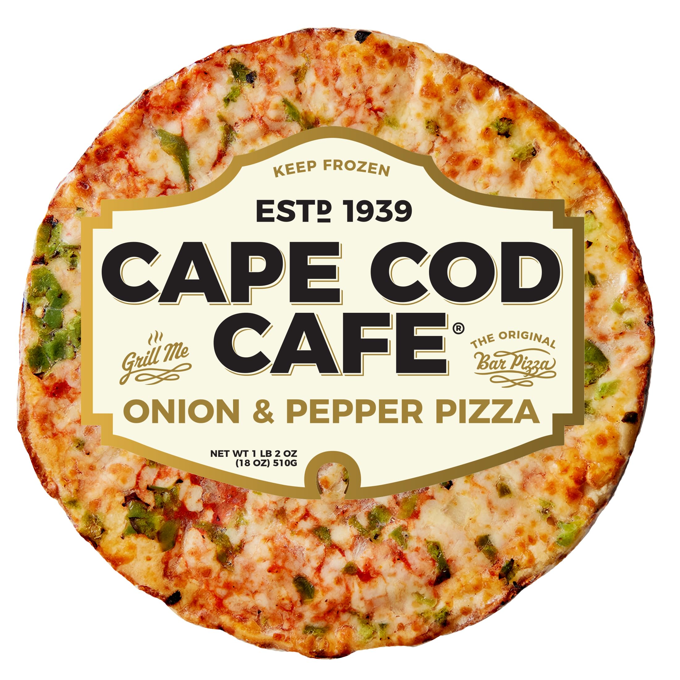 Crispy Bar Pizza, Peppers and Onion 18oz (Pack of 1)