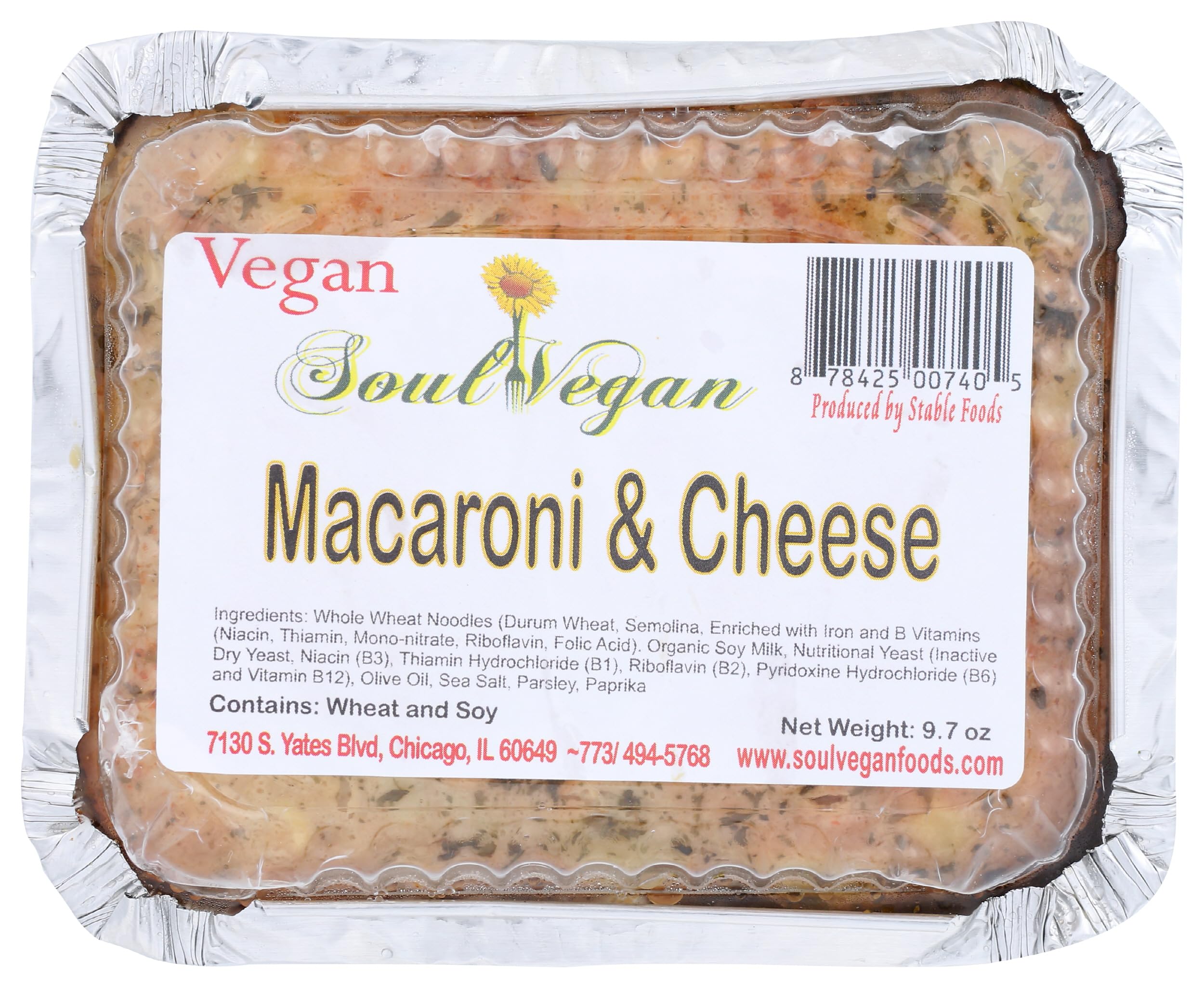 Soul Vegan Mac And Cheese, 9.7 Oz