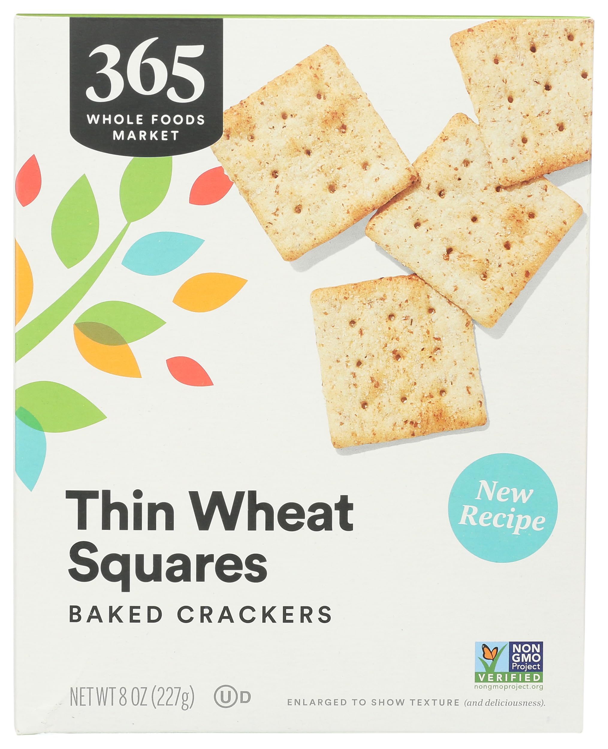 365 by Whole Foods Market Thin Wheat Square Crackers, 8 OZ
