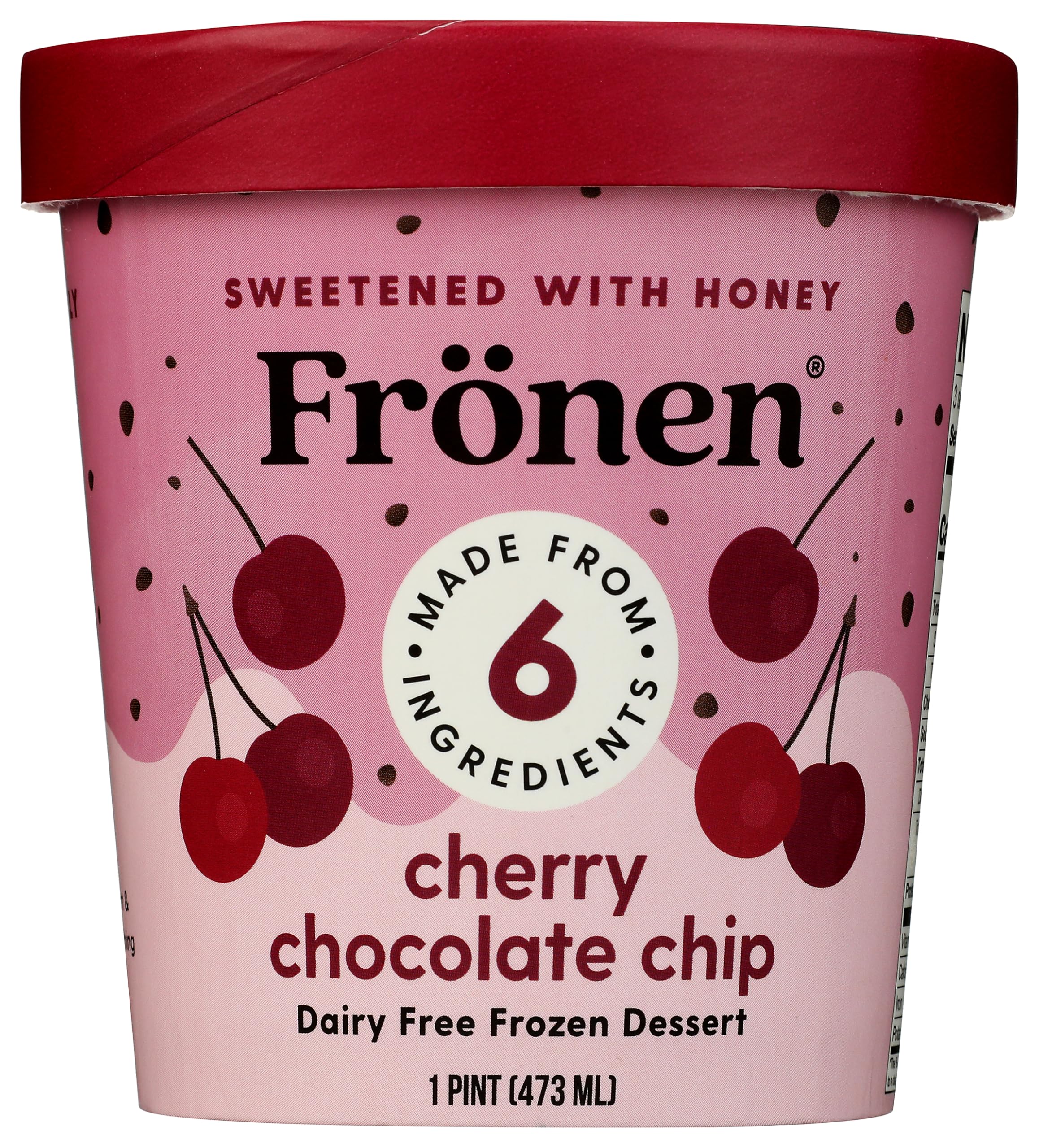 Fronen Frozen Dessert Cherry Chocolate, 16 Ounce