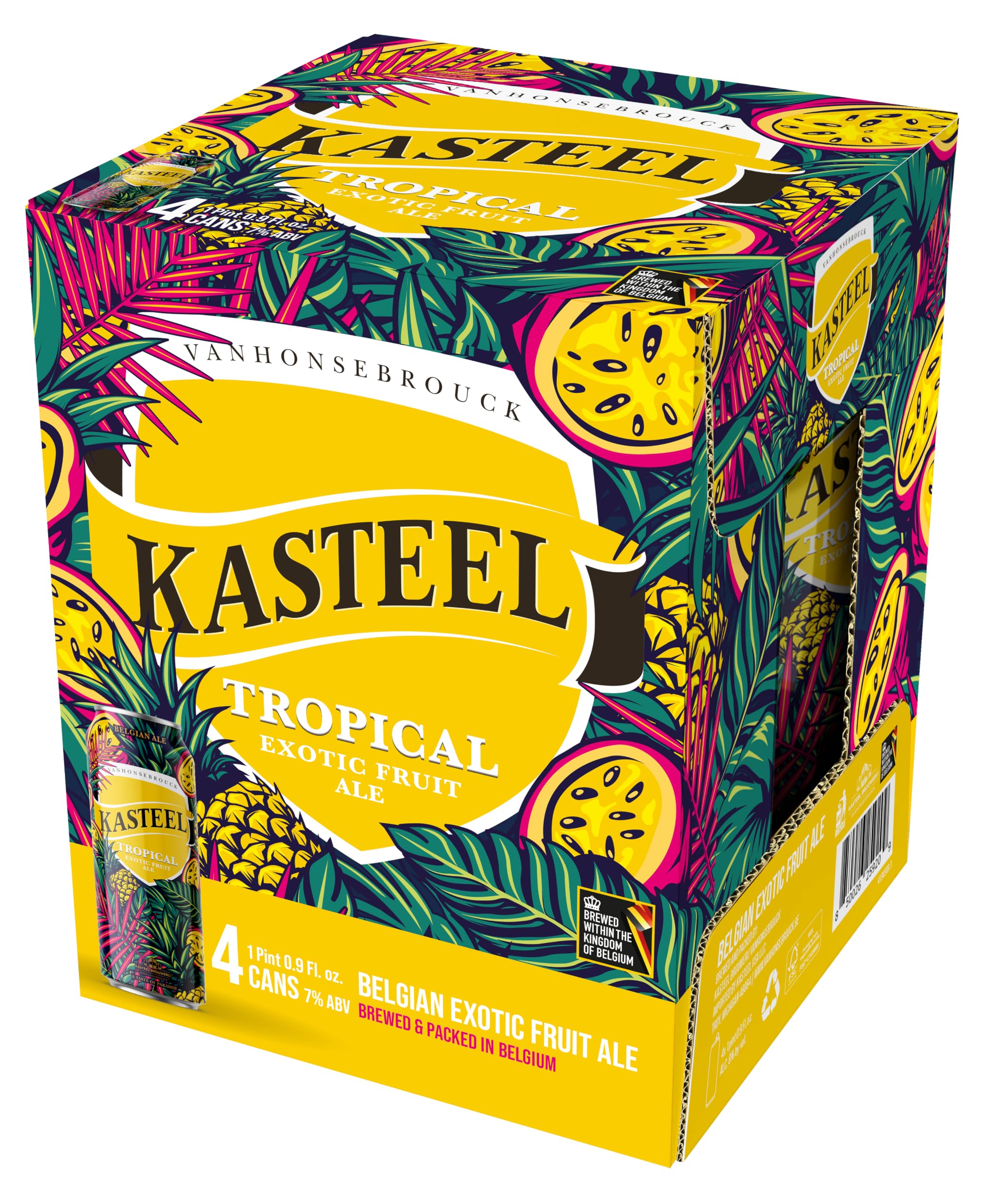 Kasteel Ale Fruit Tropical Cans, 4pk, 16.9 Fl Oz