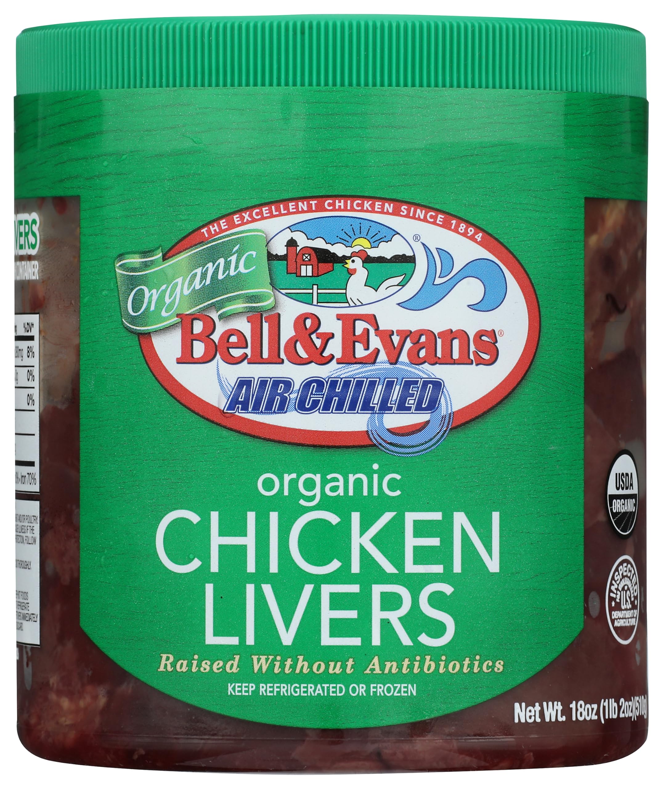 Chicken Offal Liver Organic, 18 oz