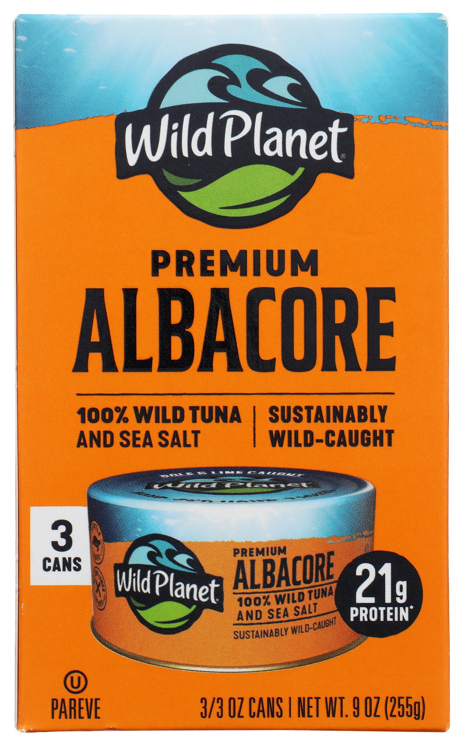 Wild Planet Albacore Tuna with Salt 3PK, 9 OZ