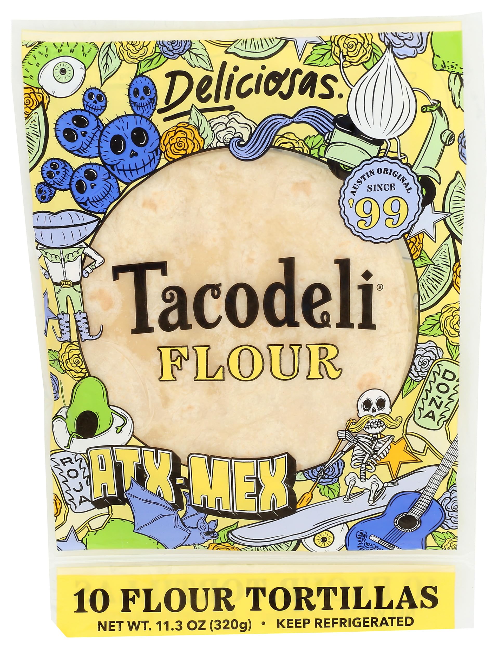 Tacodeli Flour Tortillas, 11.3 OZ