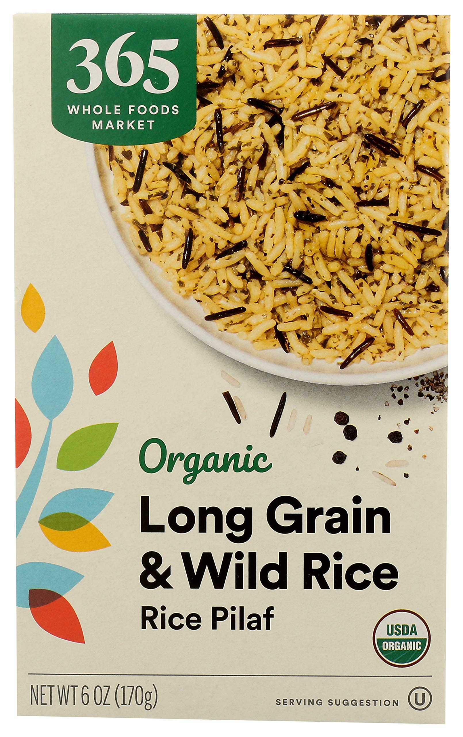 Organic Long Grain & Wild Rice Pilaf, 6 Ounce