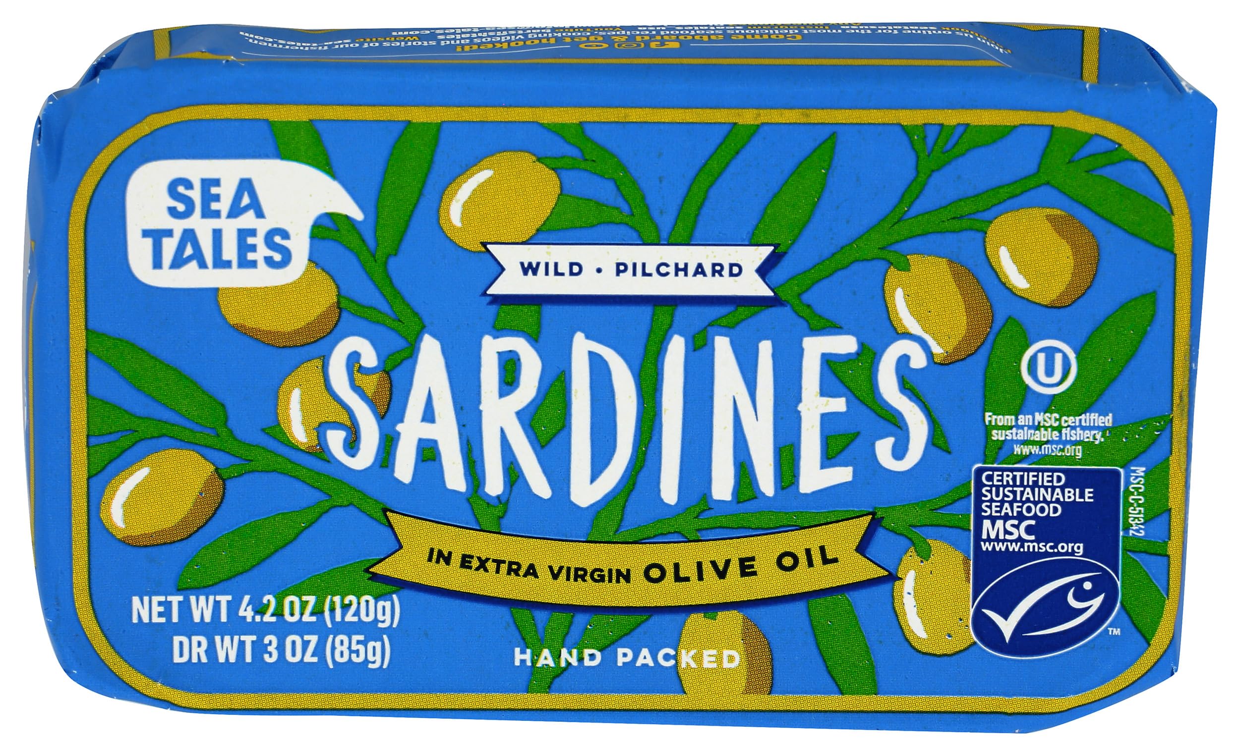 Sea Tales Sardines in Olive Oil, 4.2 OZ