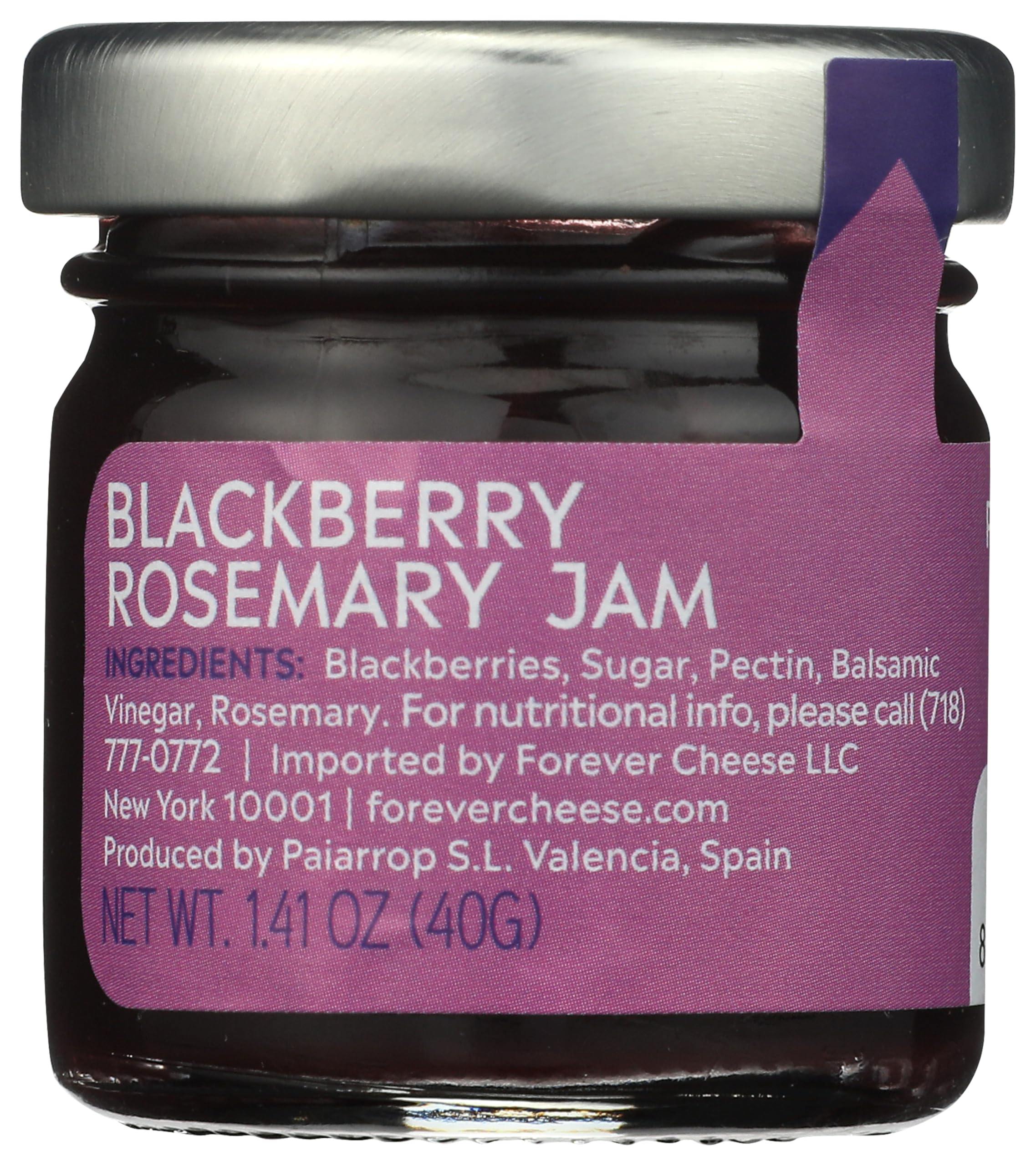 Jam Blackberry Rosemary Mini, 1.4 Ounce
