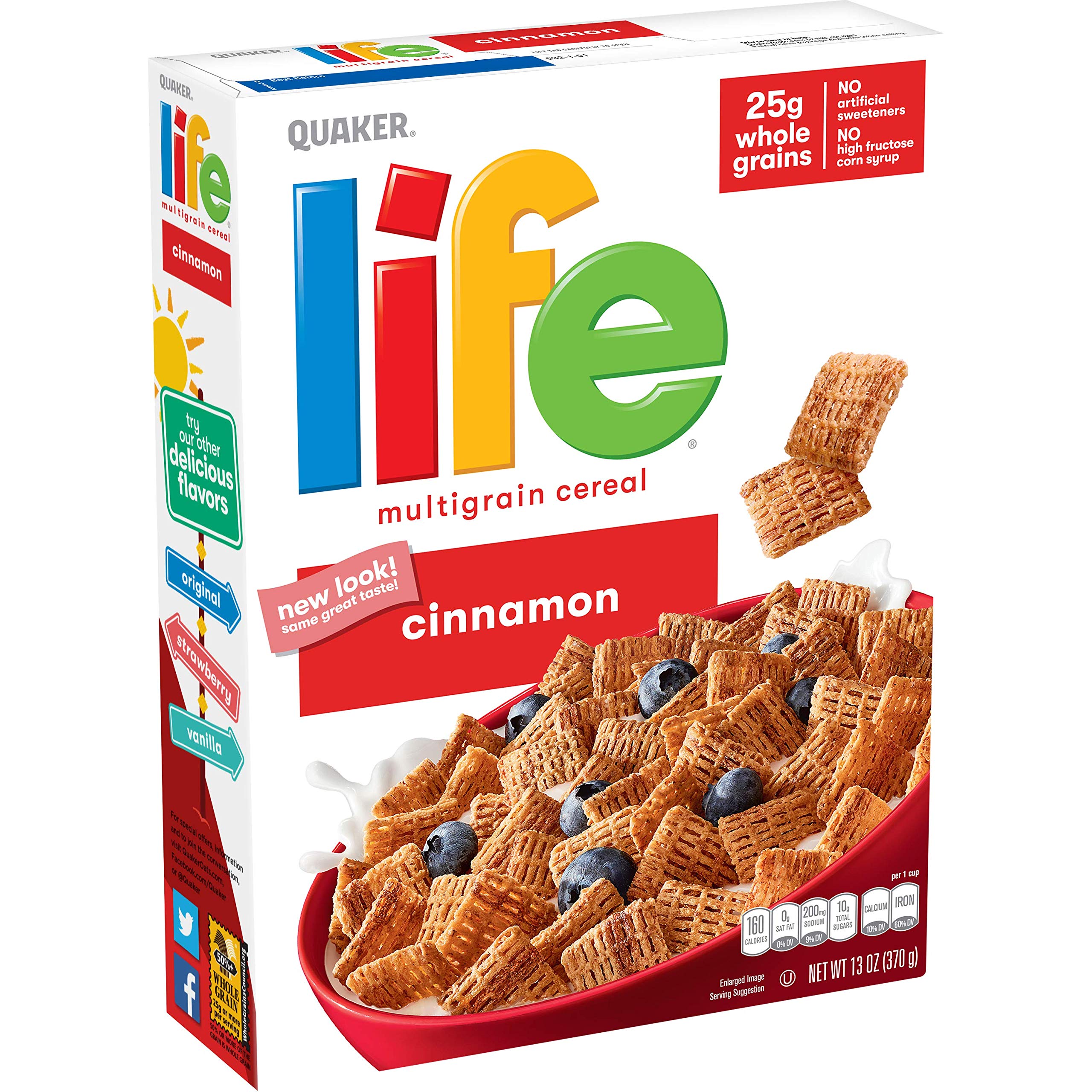 Life Cereal Quaker , cinnamon, 13 Ounce