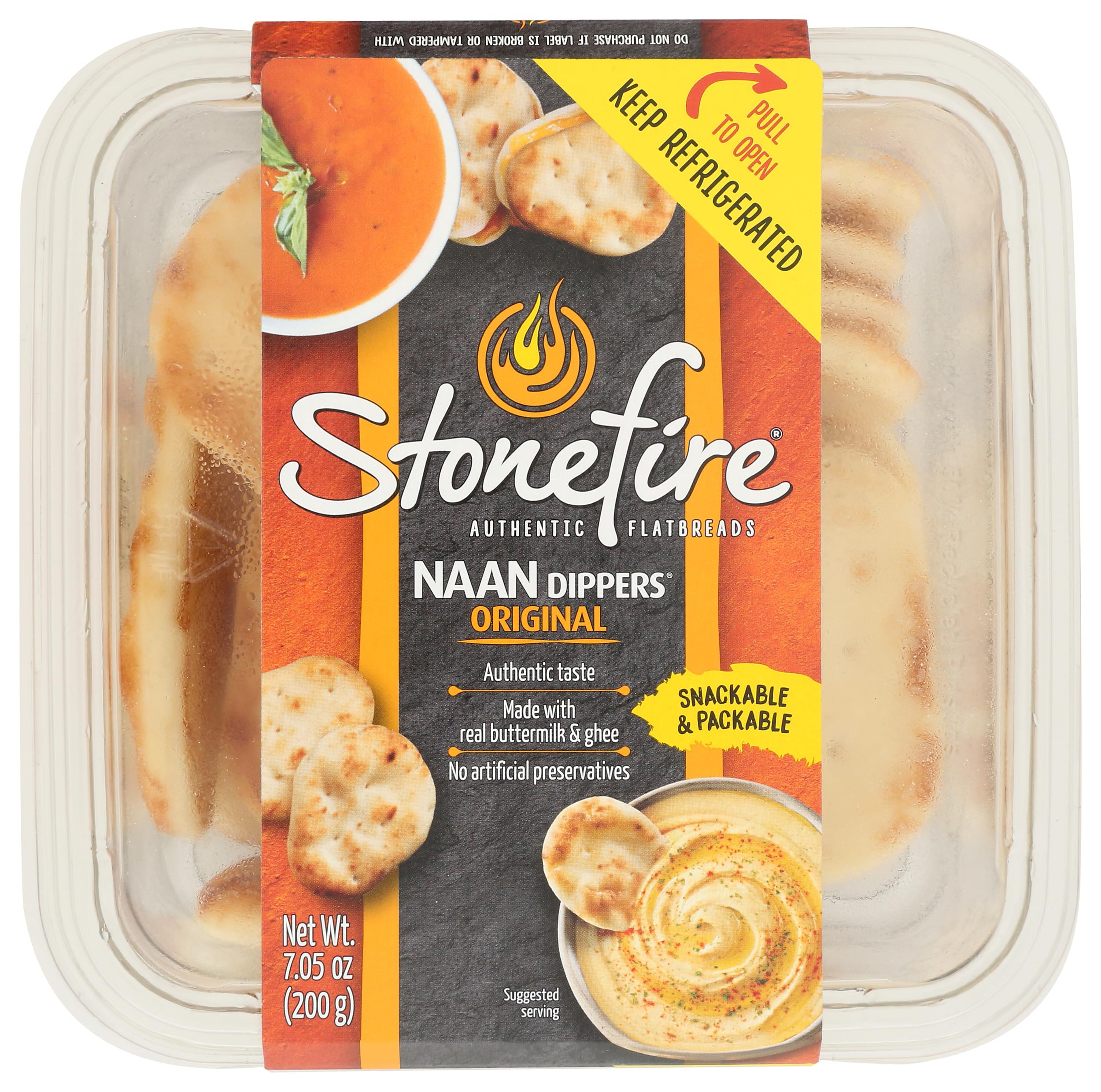 Naan Dippers Original, 7.05 Ounce