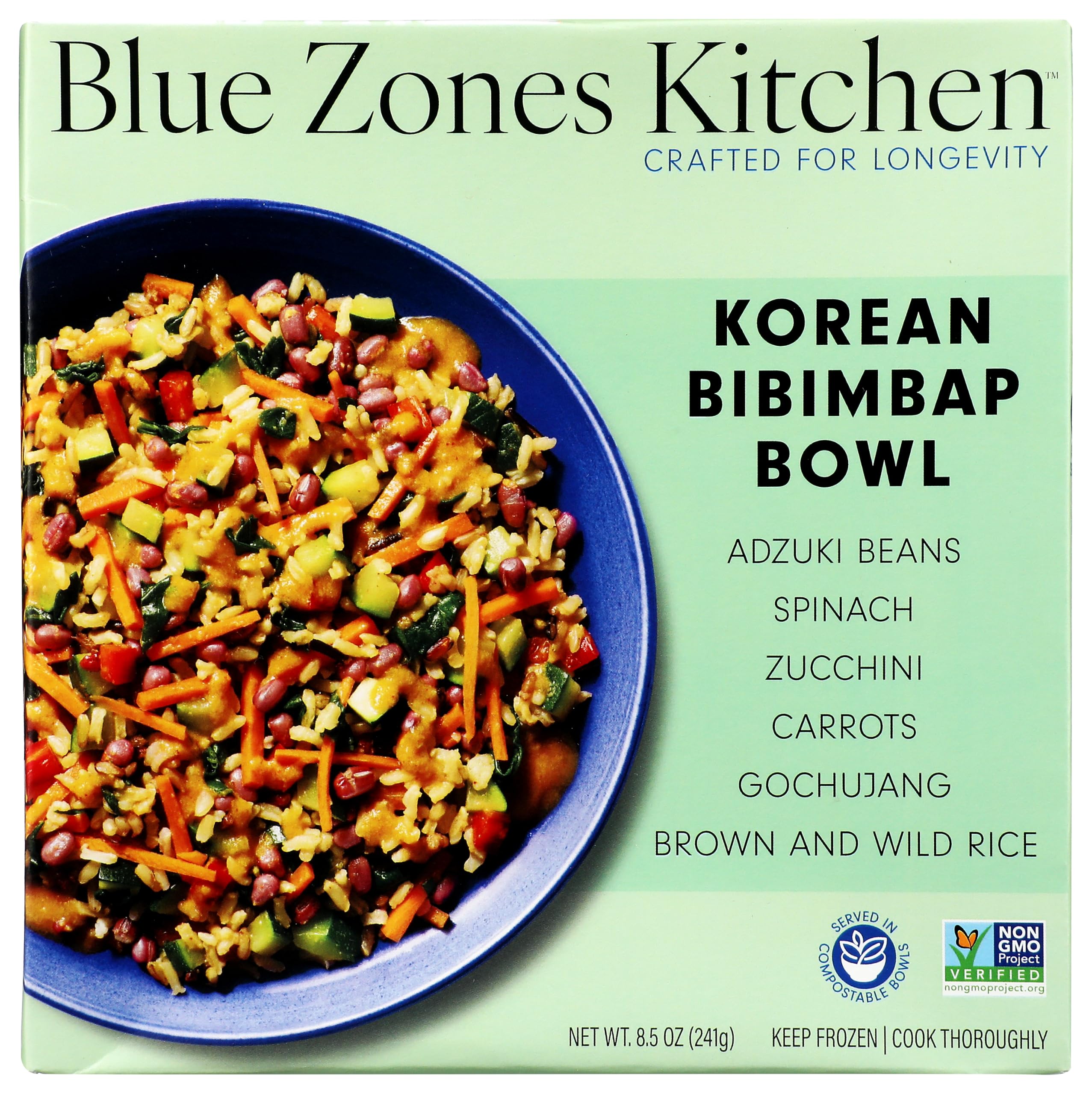 Blue Zones Kitchen, Bowl Korean Mixed Rice, 8.5 Ounce
