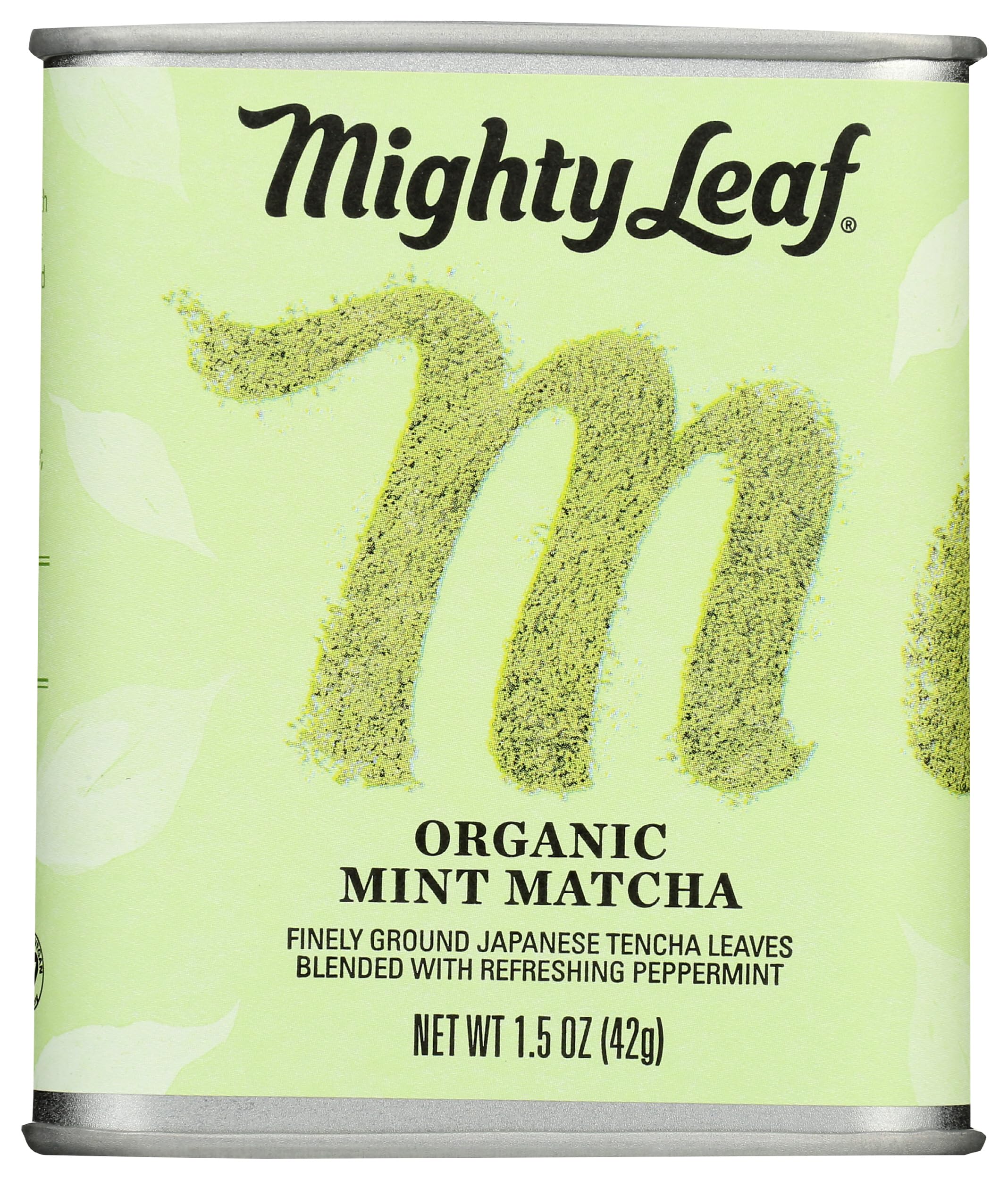 Mighty Leaf Tea Organic Mint Matcha Green Tea, Finely Ground, 1.5 Ounces