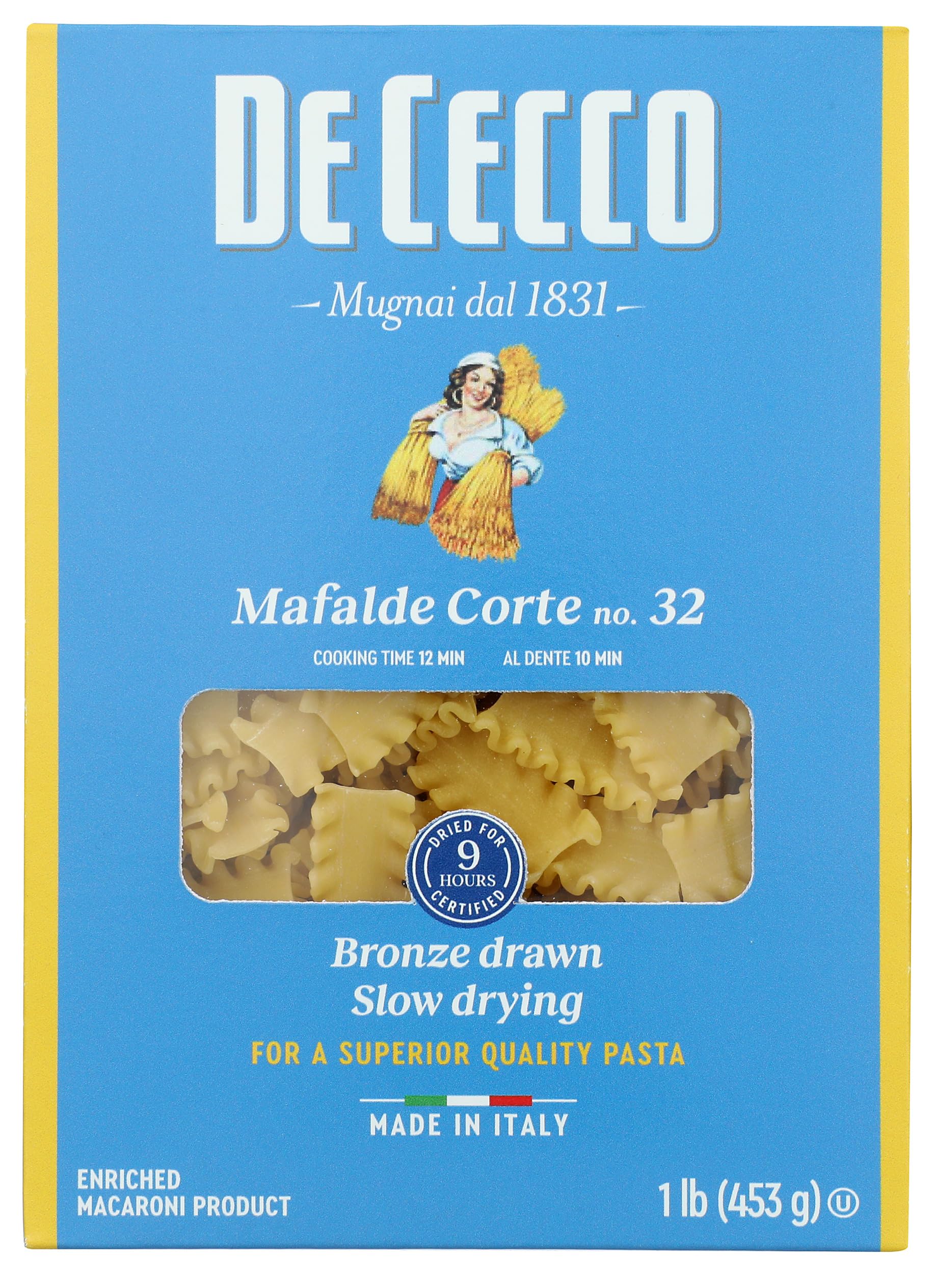 De Cecco Pasta Mafalde Corte Pasta, 16 OZ