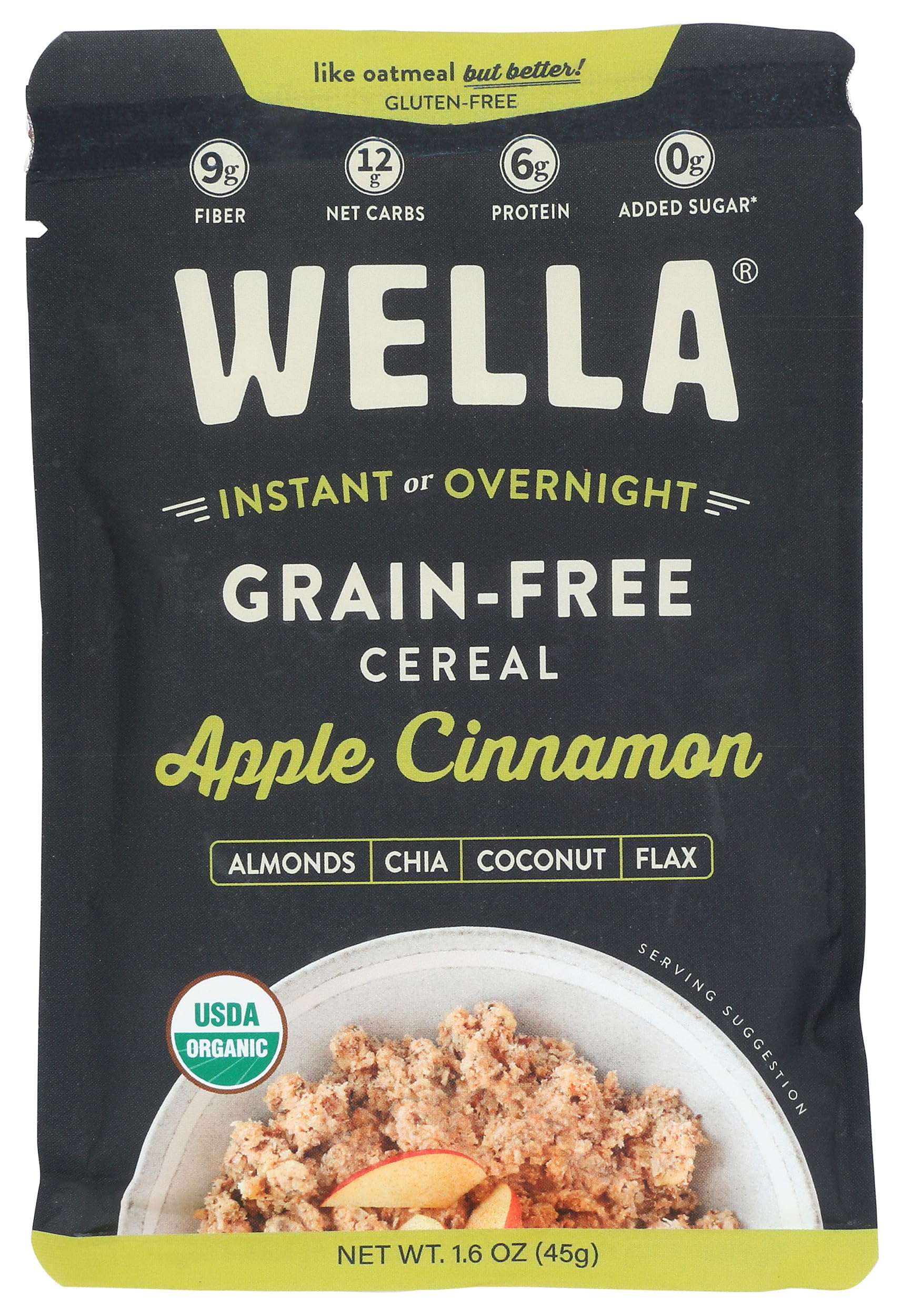 Cereal Grain Free Apple Cinnamon Single Organic, 1.6 Ounce