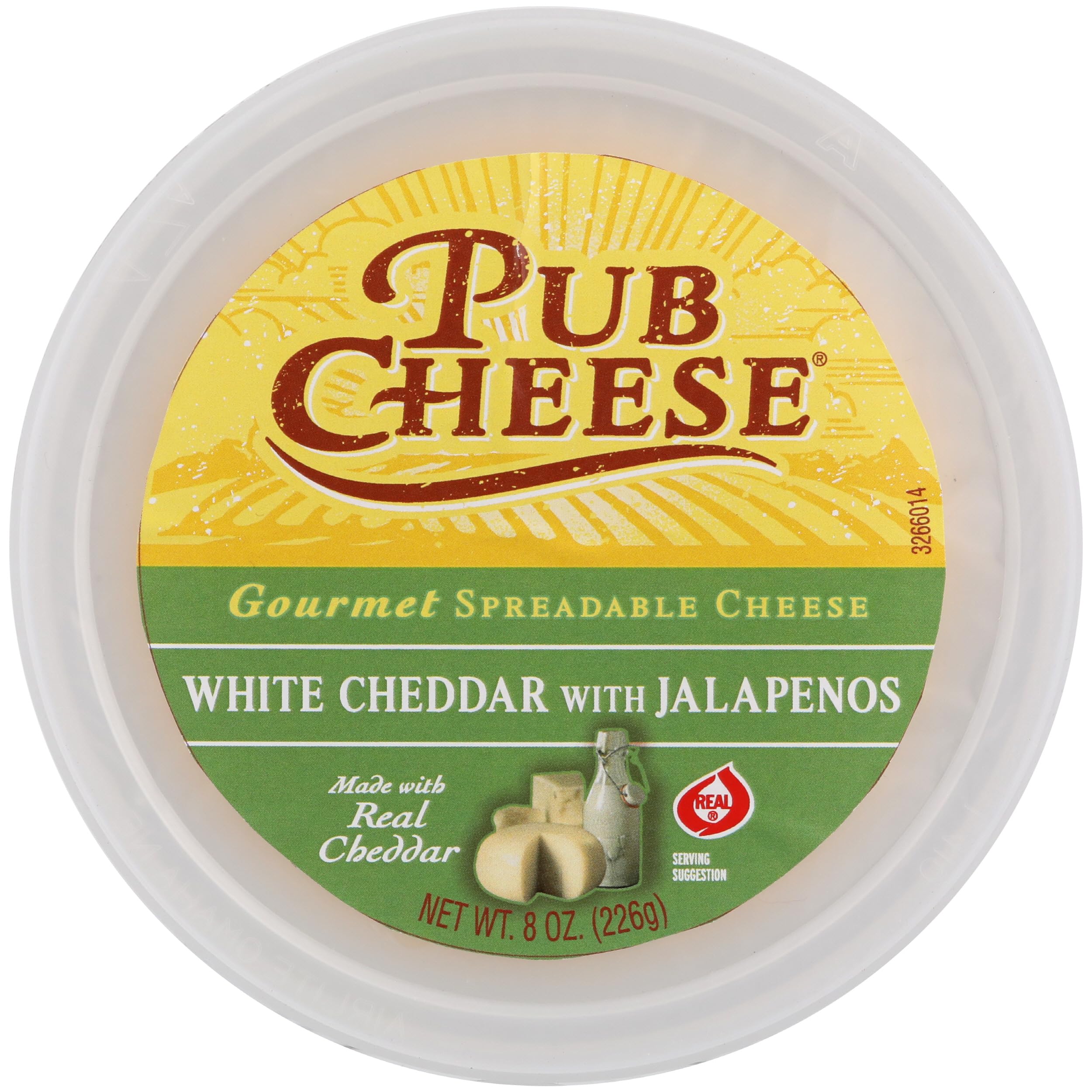 Pub Cheese White Cheddar Jalapeno 8 OZ