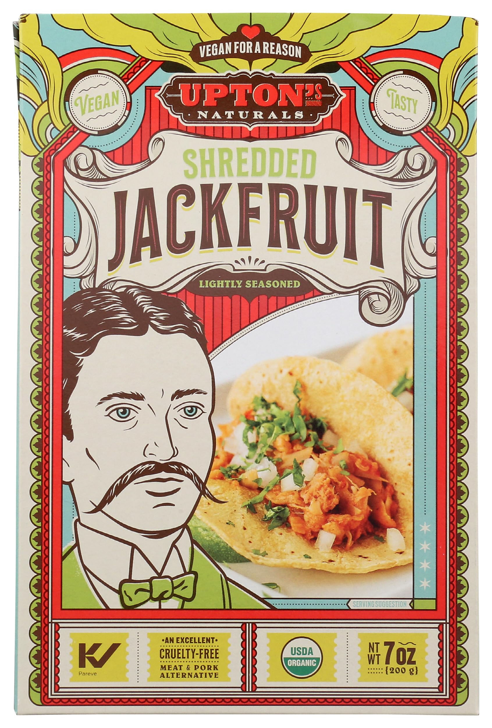 Jackfruit Shredded Lightly Seasoned Organic, 7 Ounce
