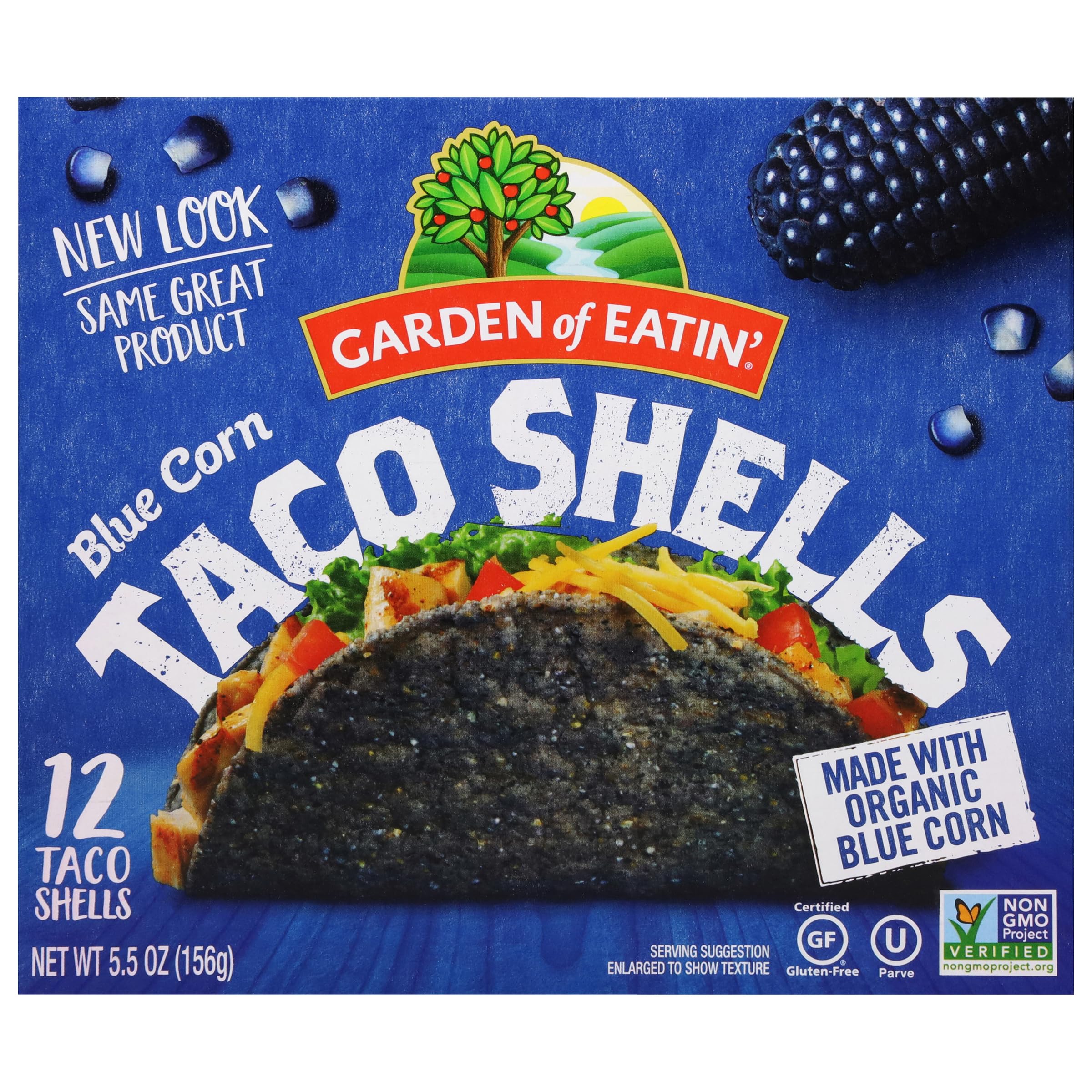 Garden of Eatin' Taco Shells, Blue Corn, 5.5 oz