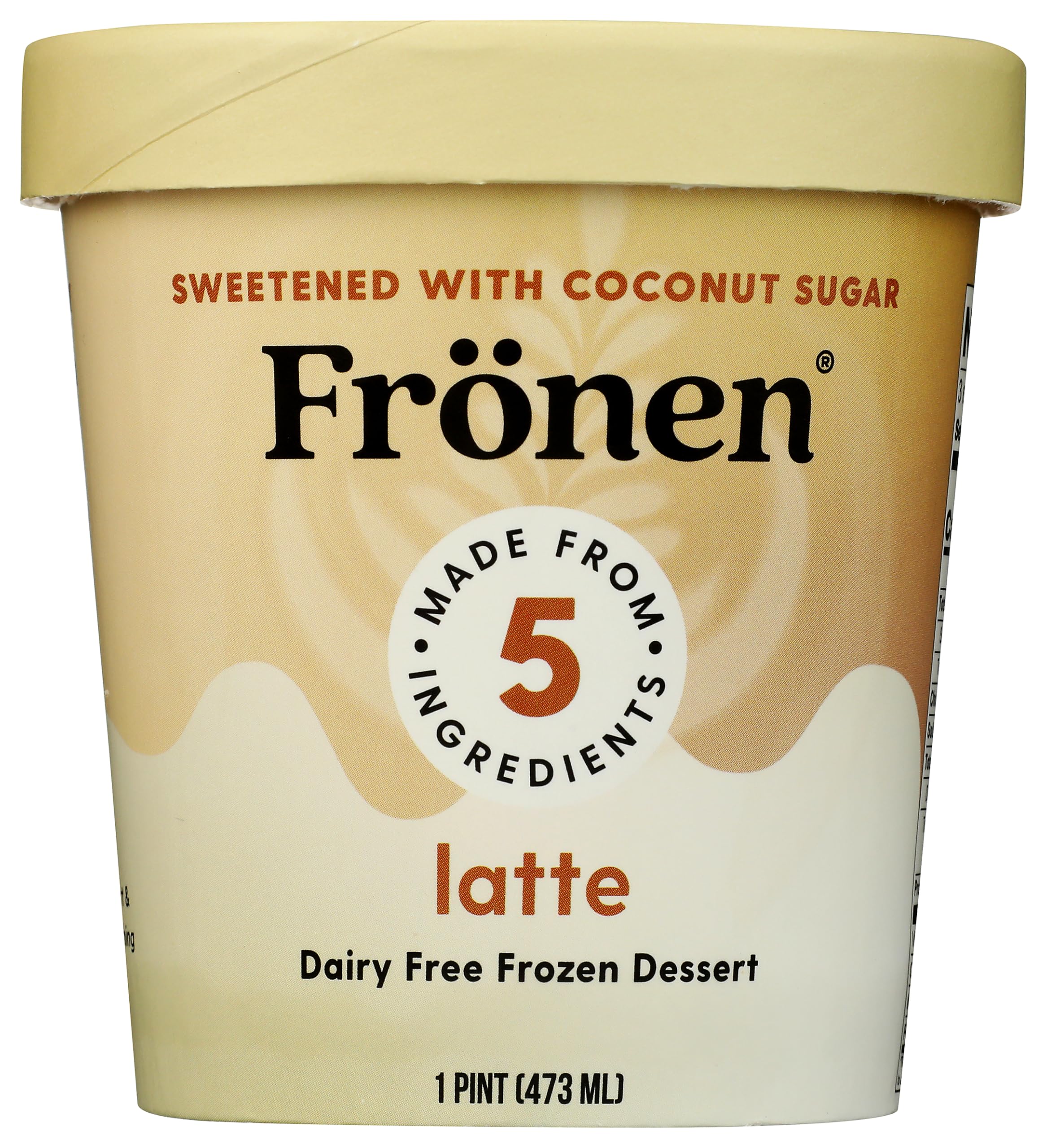Fronen Frozen Dessert Latte, 16 Ounce