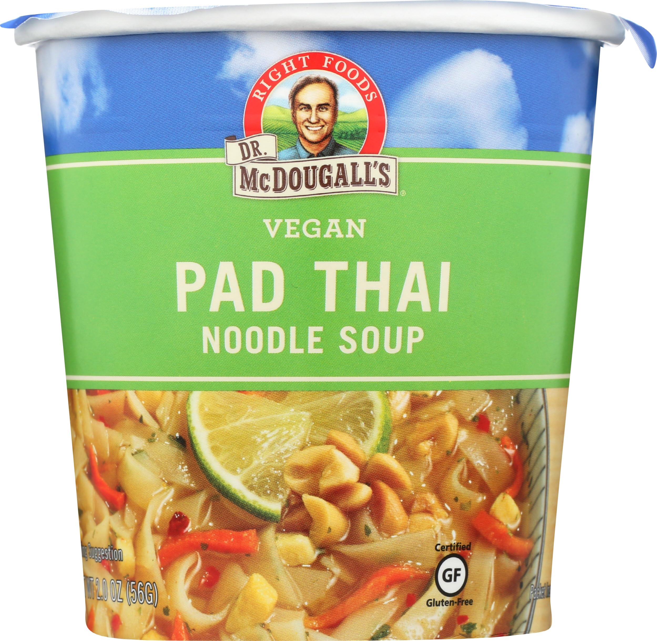 Dr. McDougall's Soup, Vegan Pad Thai Noodl, 2 oz