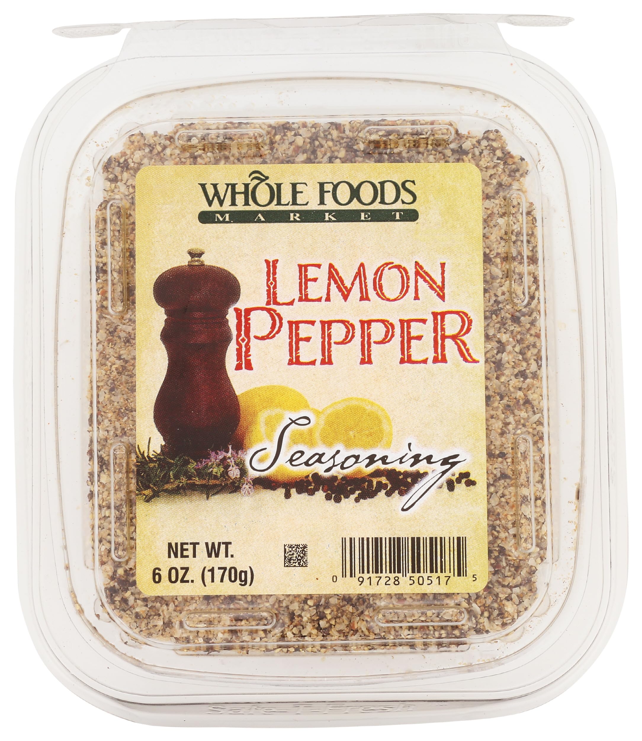 Seasoning Lemon Pepper, 6 Ounce