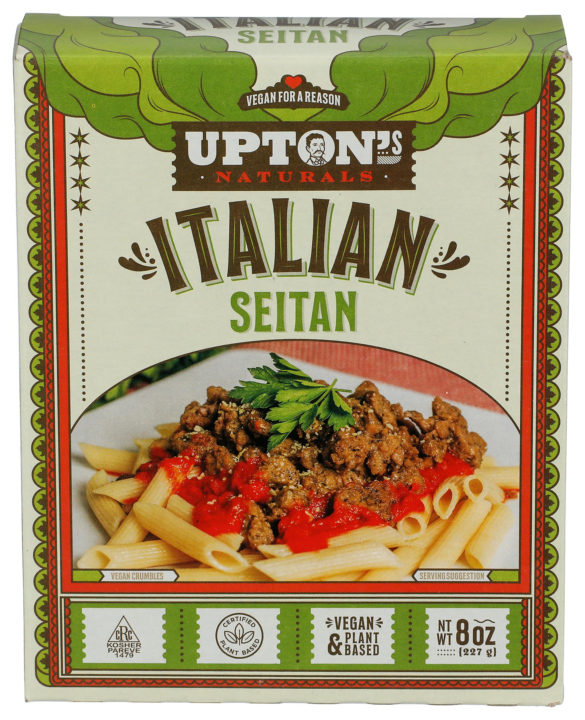 Upton's Natural, Italian Seitan, 8 oz