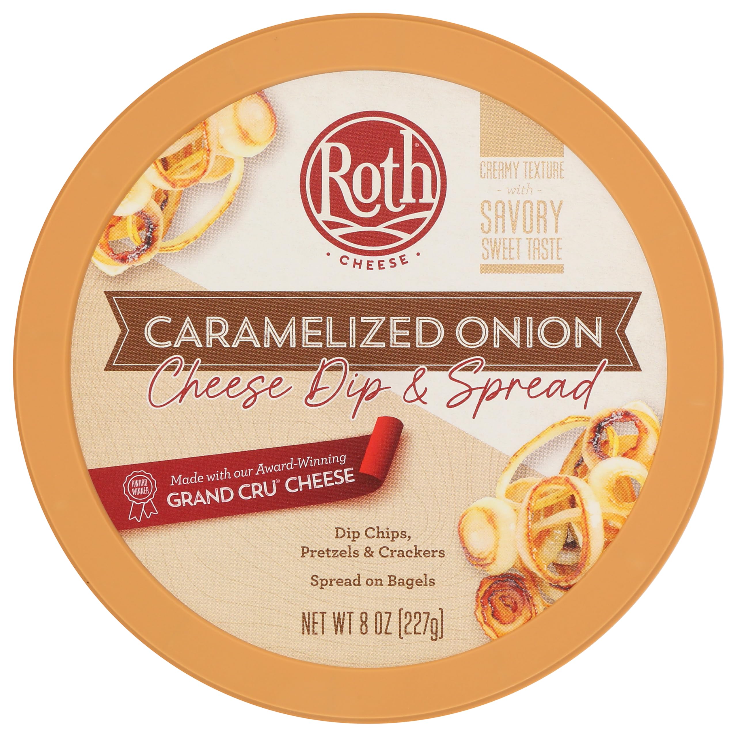 Roth Caramelized Onion Cheese Dip & Spread, 8 OZ