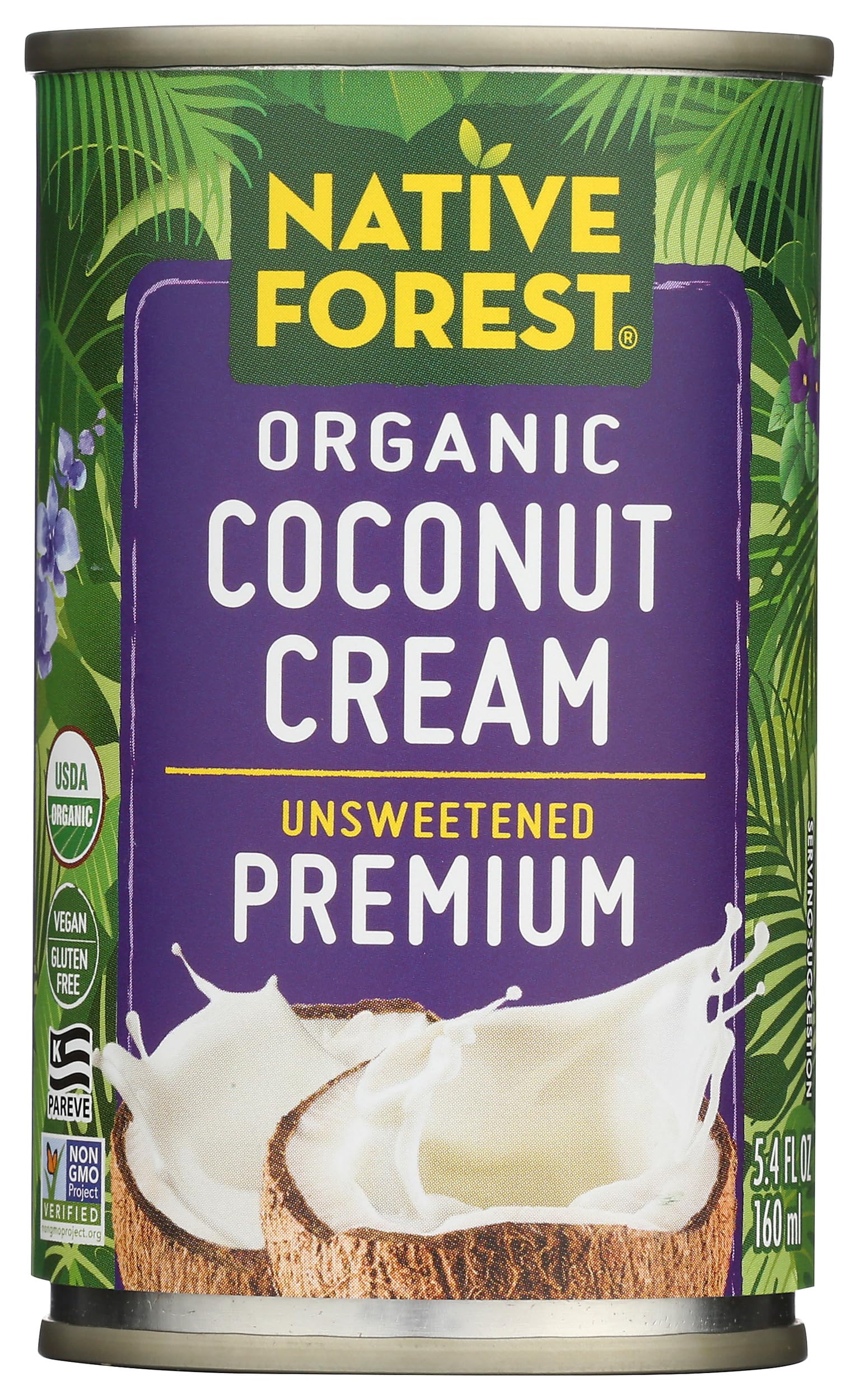 Coconut Cream Unsweetened Organic, 5.4 Fl Oz