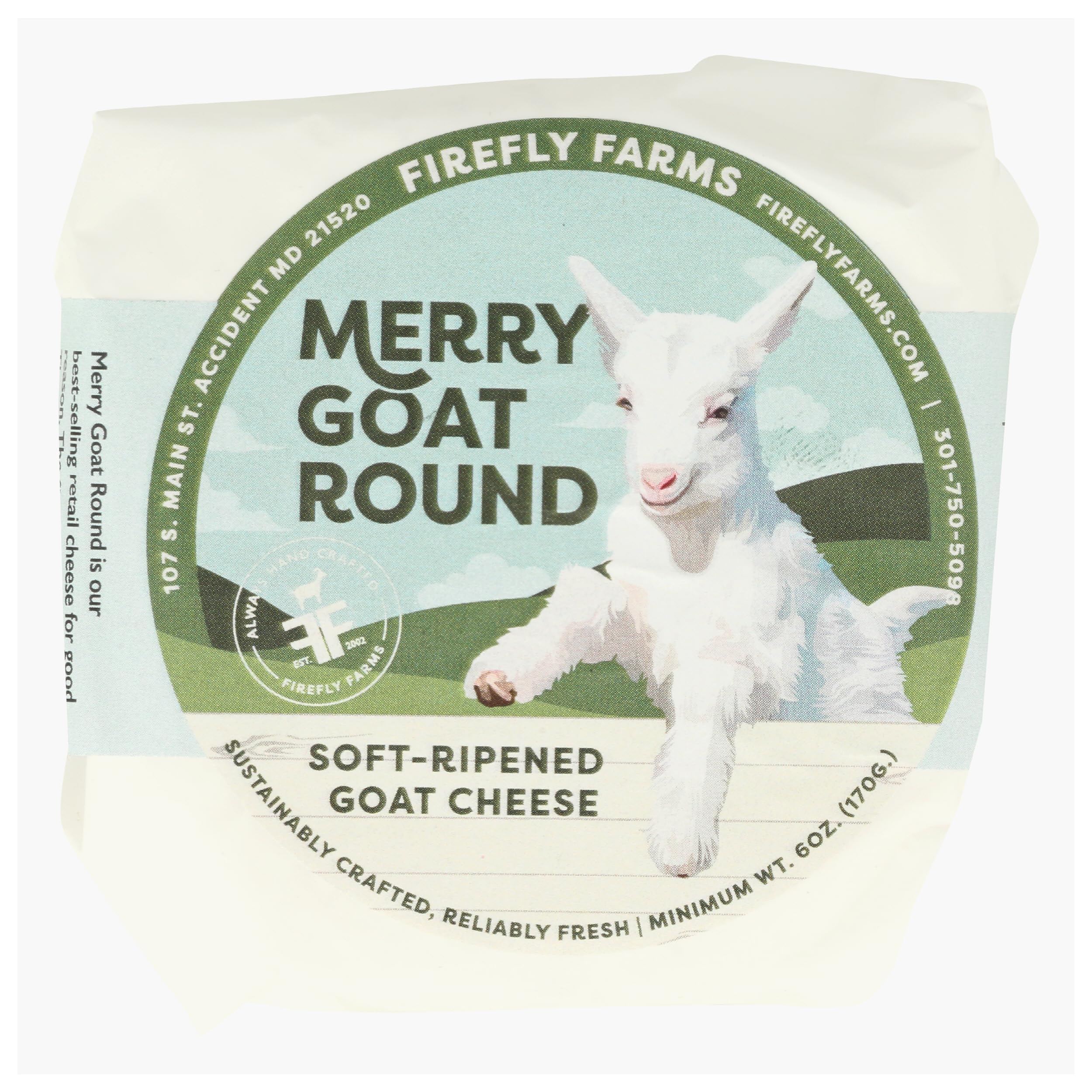 Firefly Farms Merry Goat Round, 6 OZ