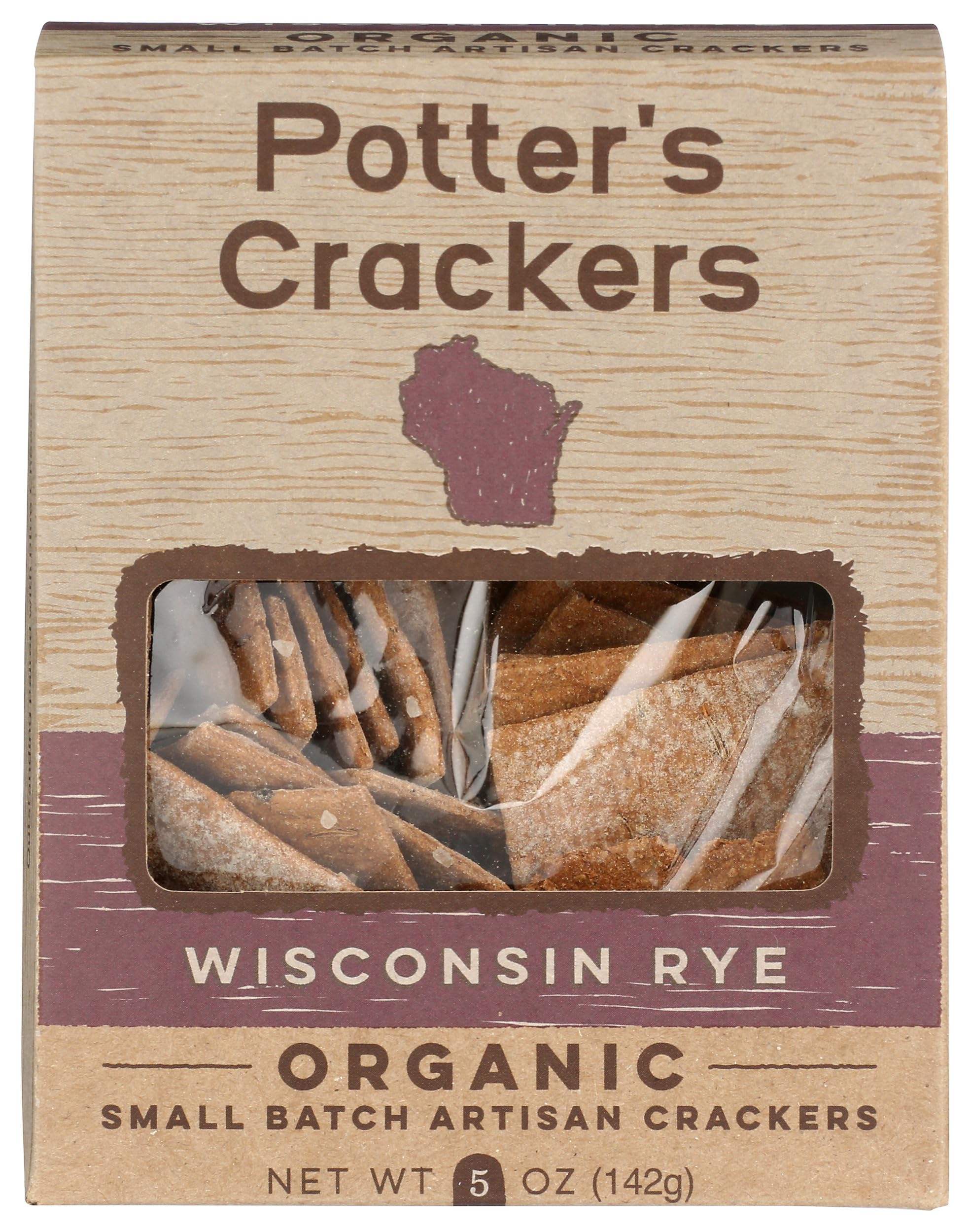 Potters Crackers Wisconsin Caraway Rye Cracker, 5 OZ