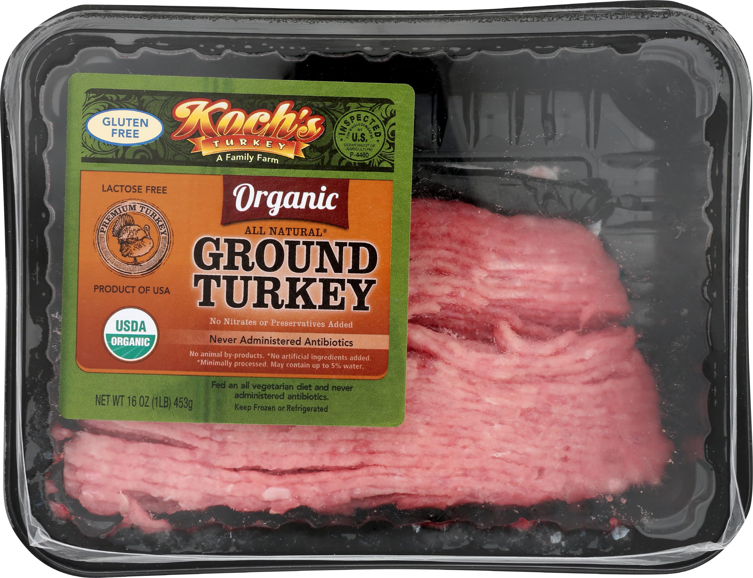Turkey Ground Tray Pack Organic Step 1, 16 Ounce
