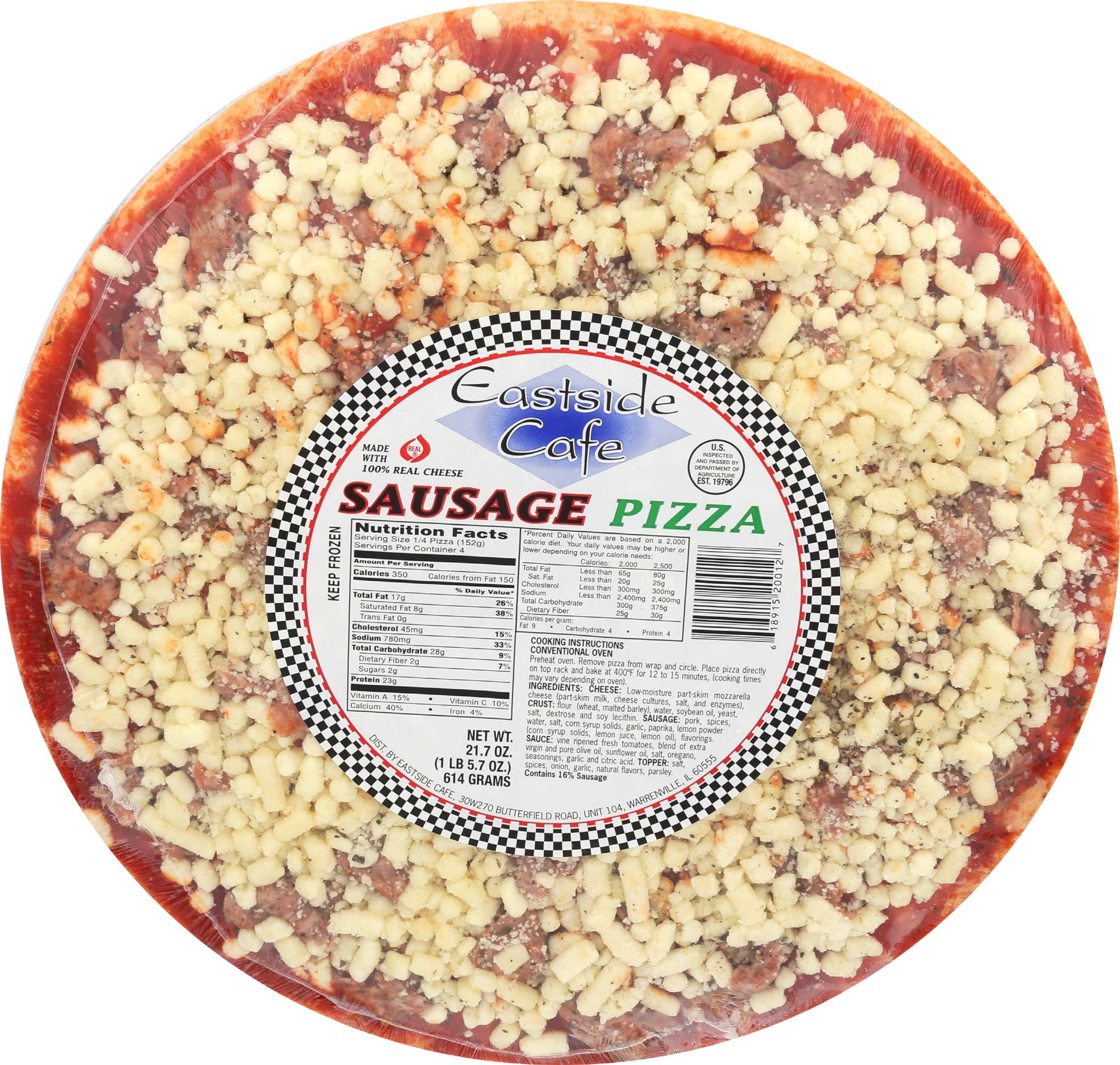 Eastside Sausage Pizza, 21.7 OZ