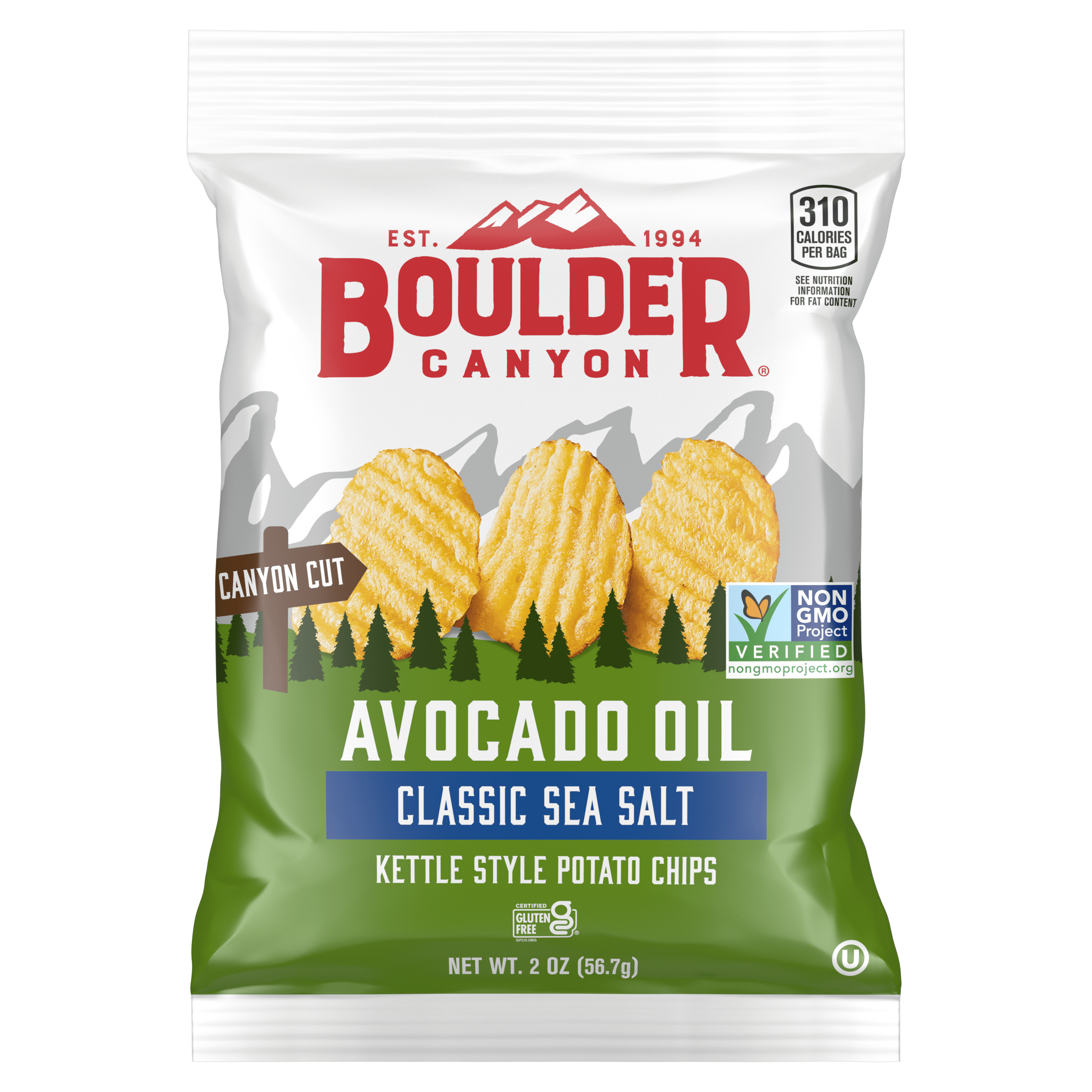 2 oz Boulder Canyon AvoOil Sea Salt Kettle Chip
