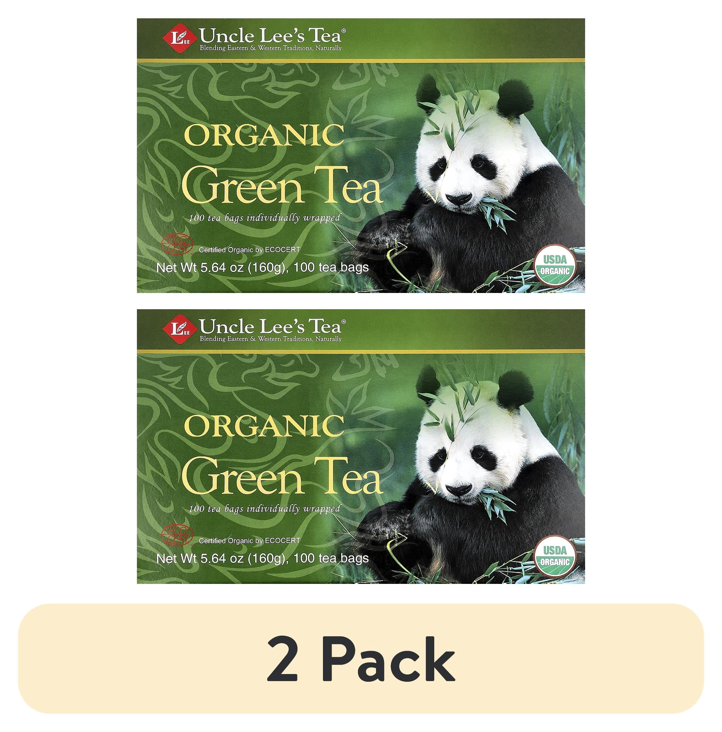 (2 pack) Uncle Lee's Organic Green Tea Bags - USDA Certified